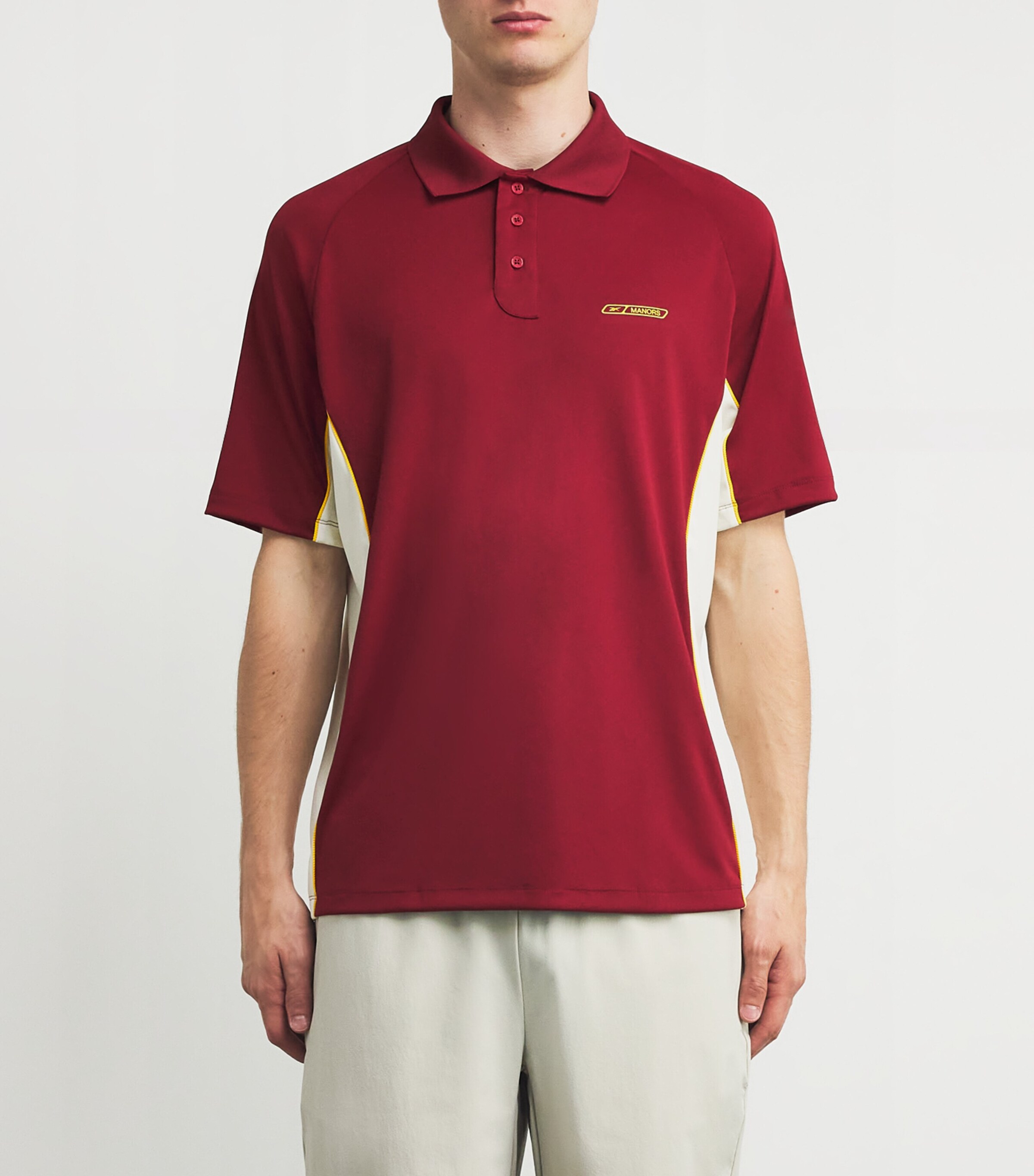 x Reebok Polo Shirt BURGUNDY Image 3