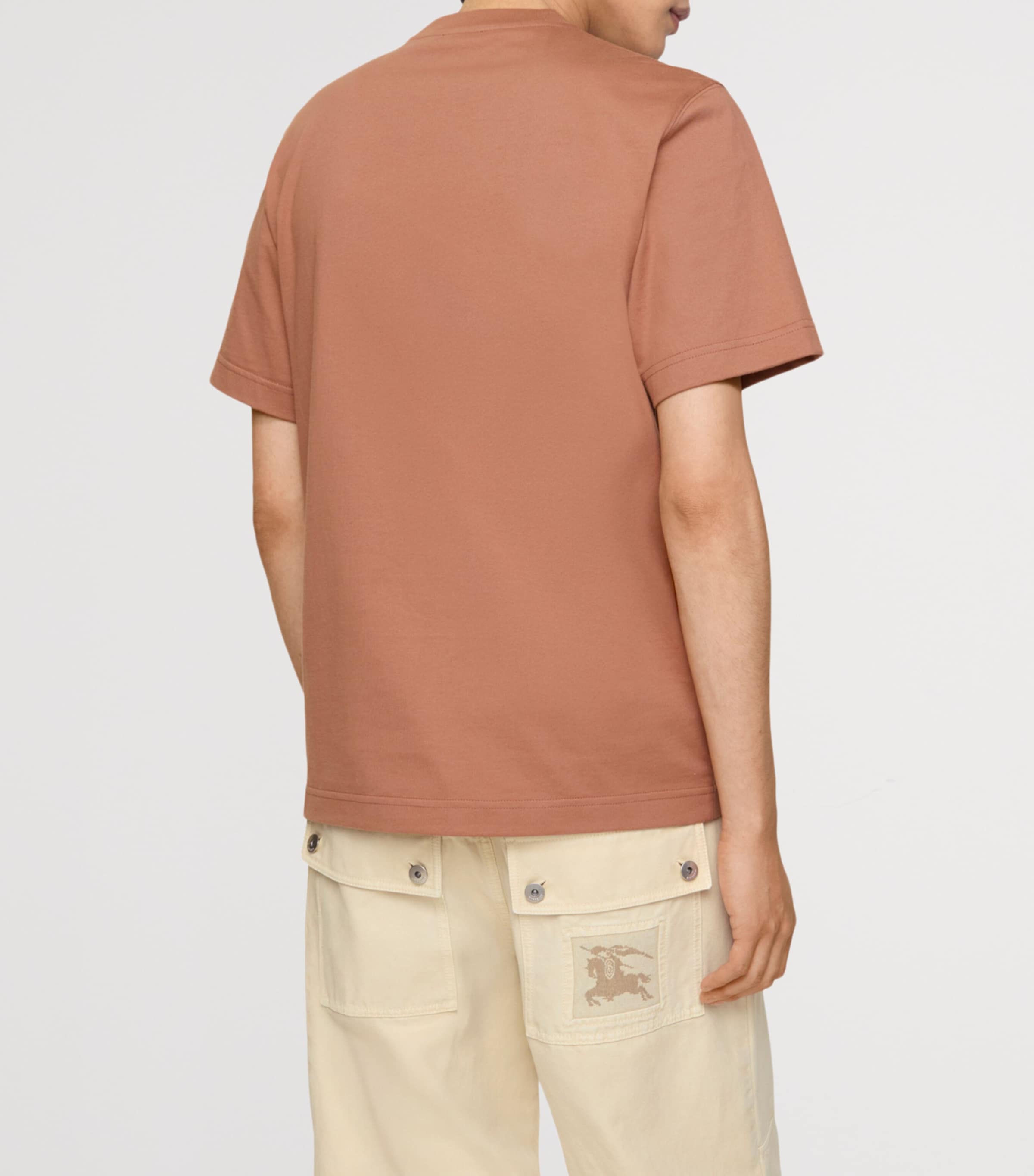 Cotton EKD T-Shirt GINGER BROWN Image 3