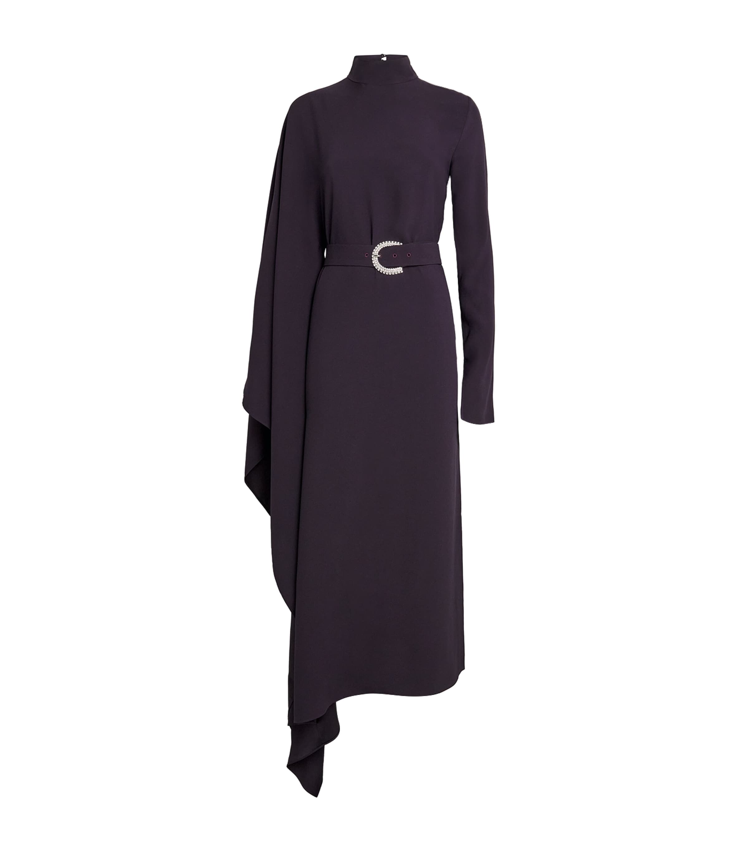 Taller Marmo Crepe Barths Maxi Kaftan In Black
