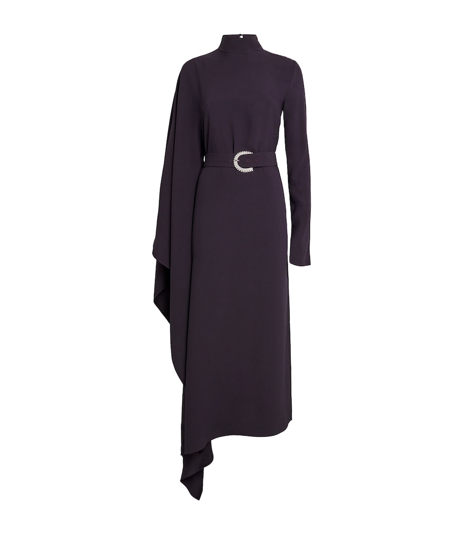 Crepe Barths Maxi Kaftan LIQUORICE Image 1