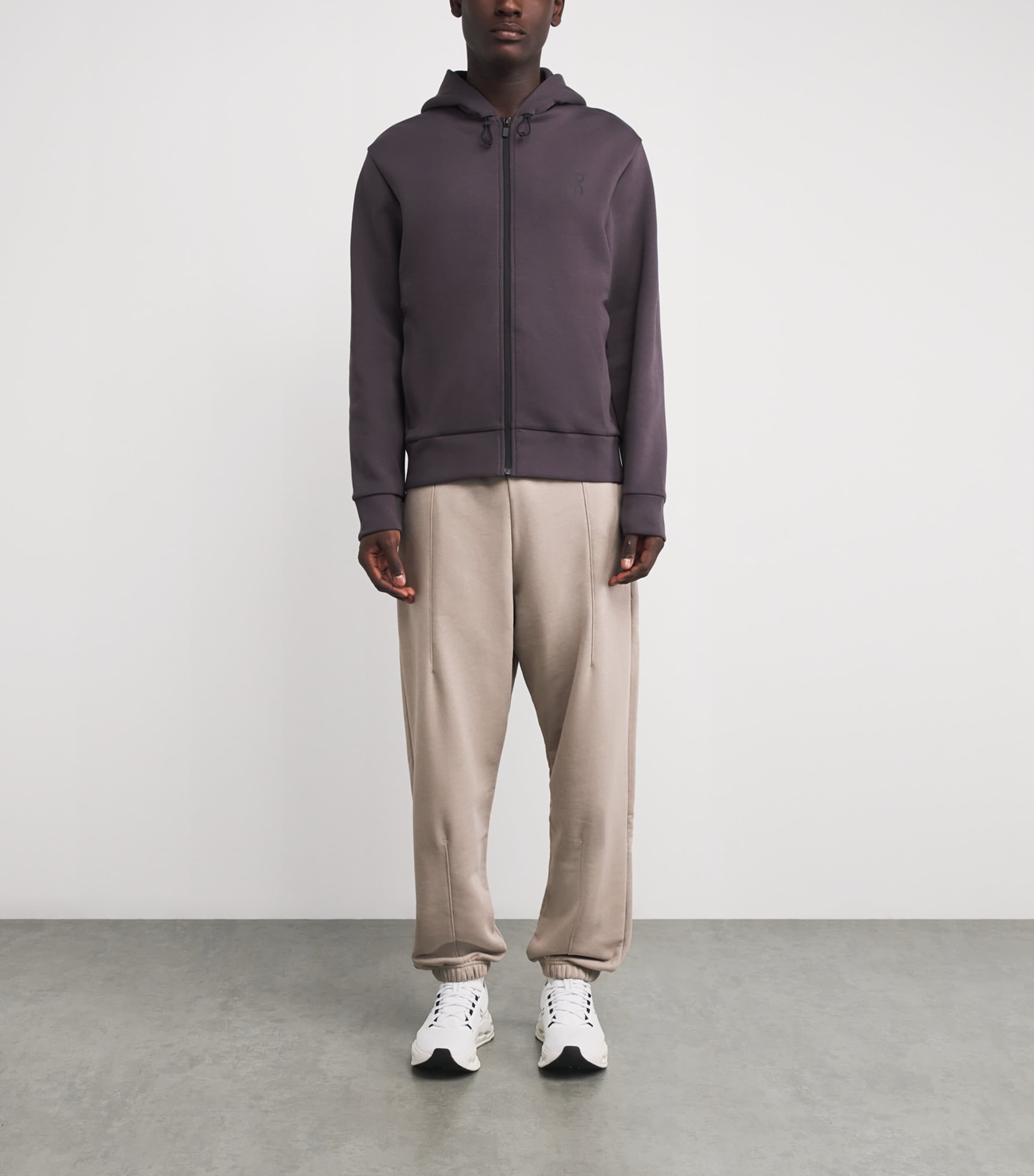 Cotton-Blend Club Sweatpants DESERT Image 2