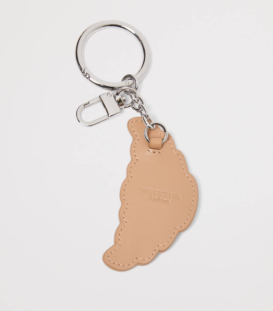 Weekend Max Mara Croissant Key Chain Brown Image 3