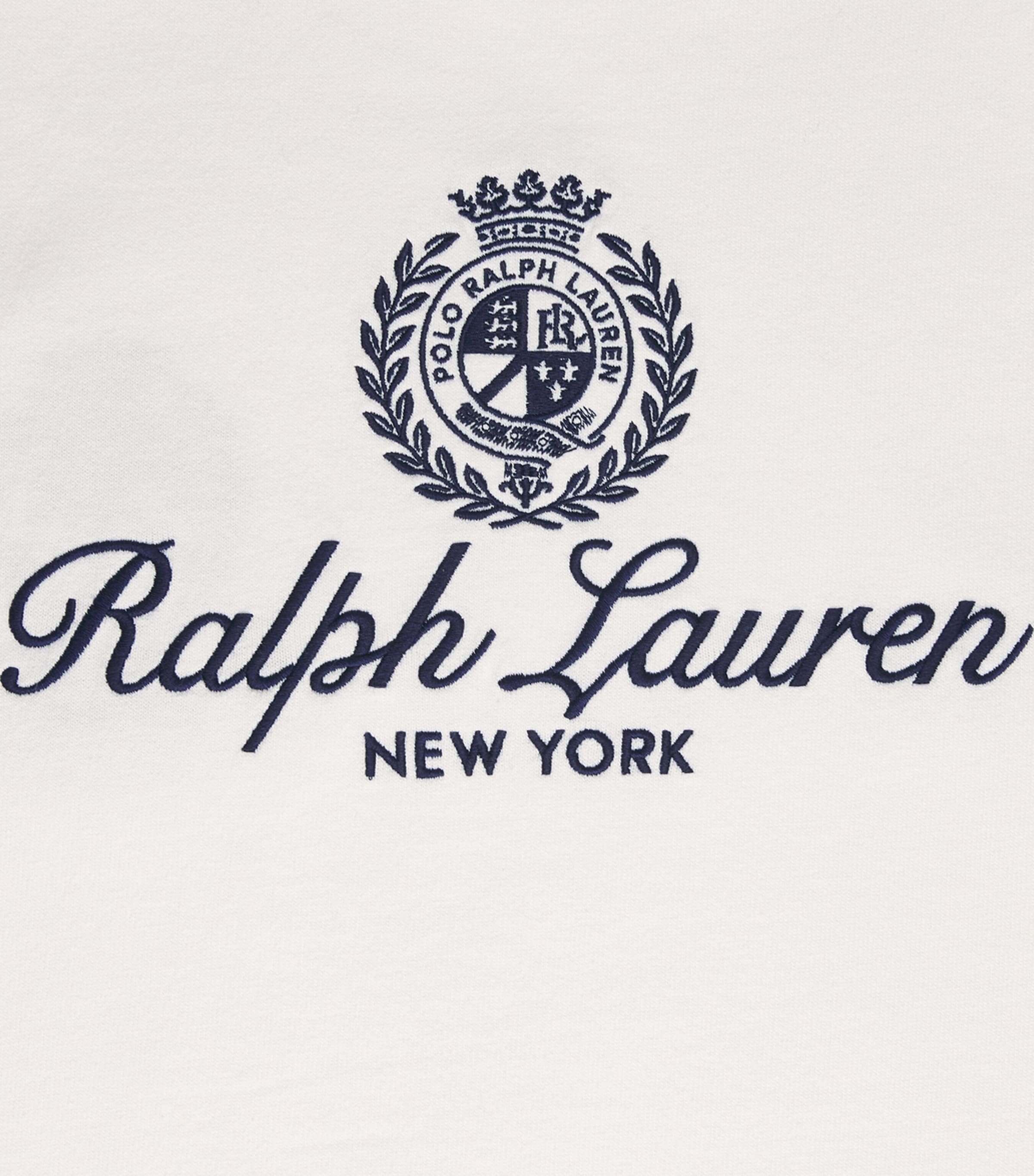 Polo Ralph Lauren Mens Embroidered Crest T-Shirt White Image 6
