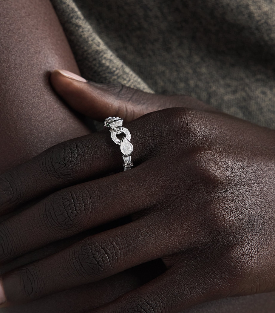 SHAY White Gold and Diamond Serpentine Ring White Gold Image 4