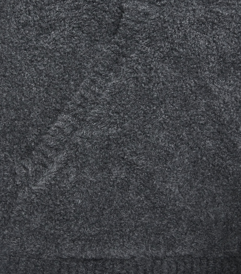 Gabriela Hearst Mens Cashmere-Silk Datum Hoodie Charcoal Image 6