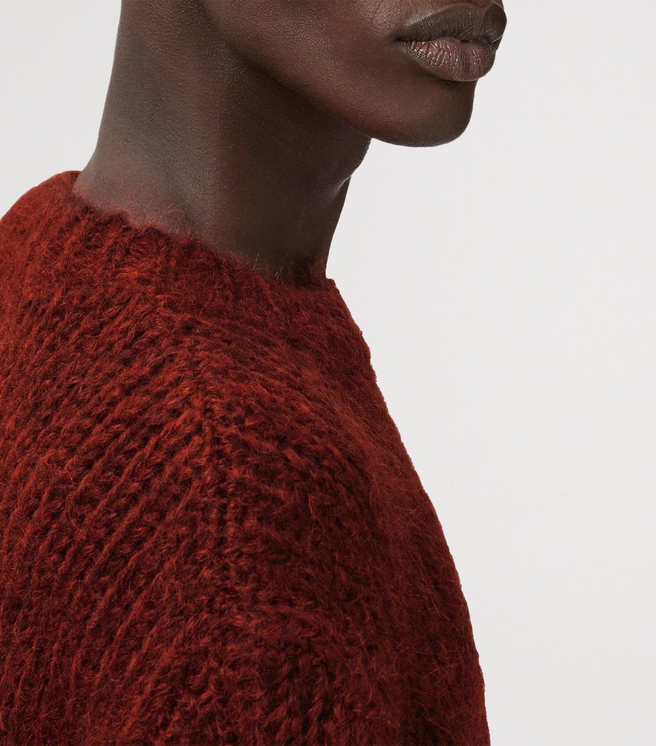 Oversized Myles Sweater RUST RED Image 8