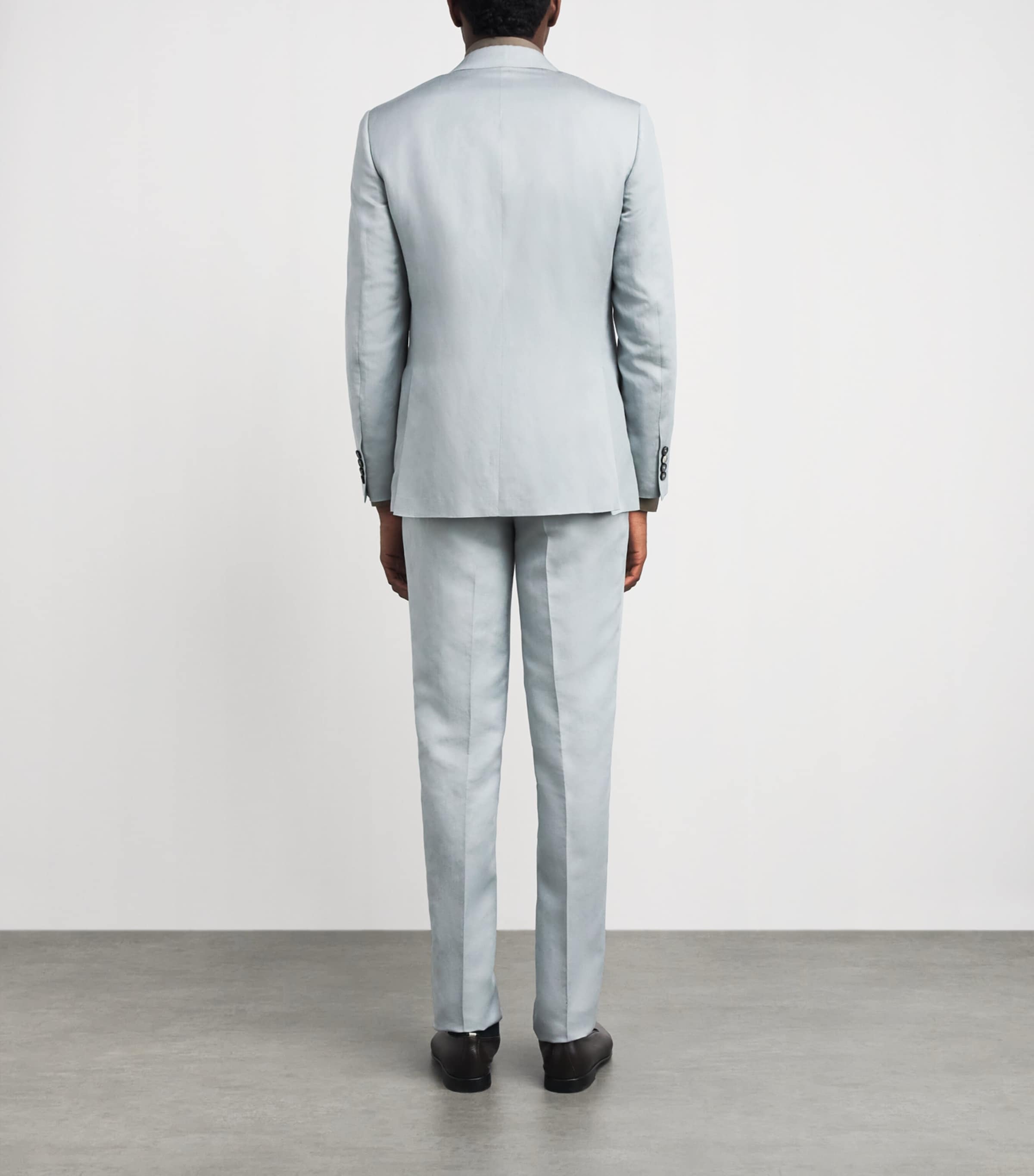Canali Mens Linen-Silk 2-Piece Suit Image 4