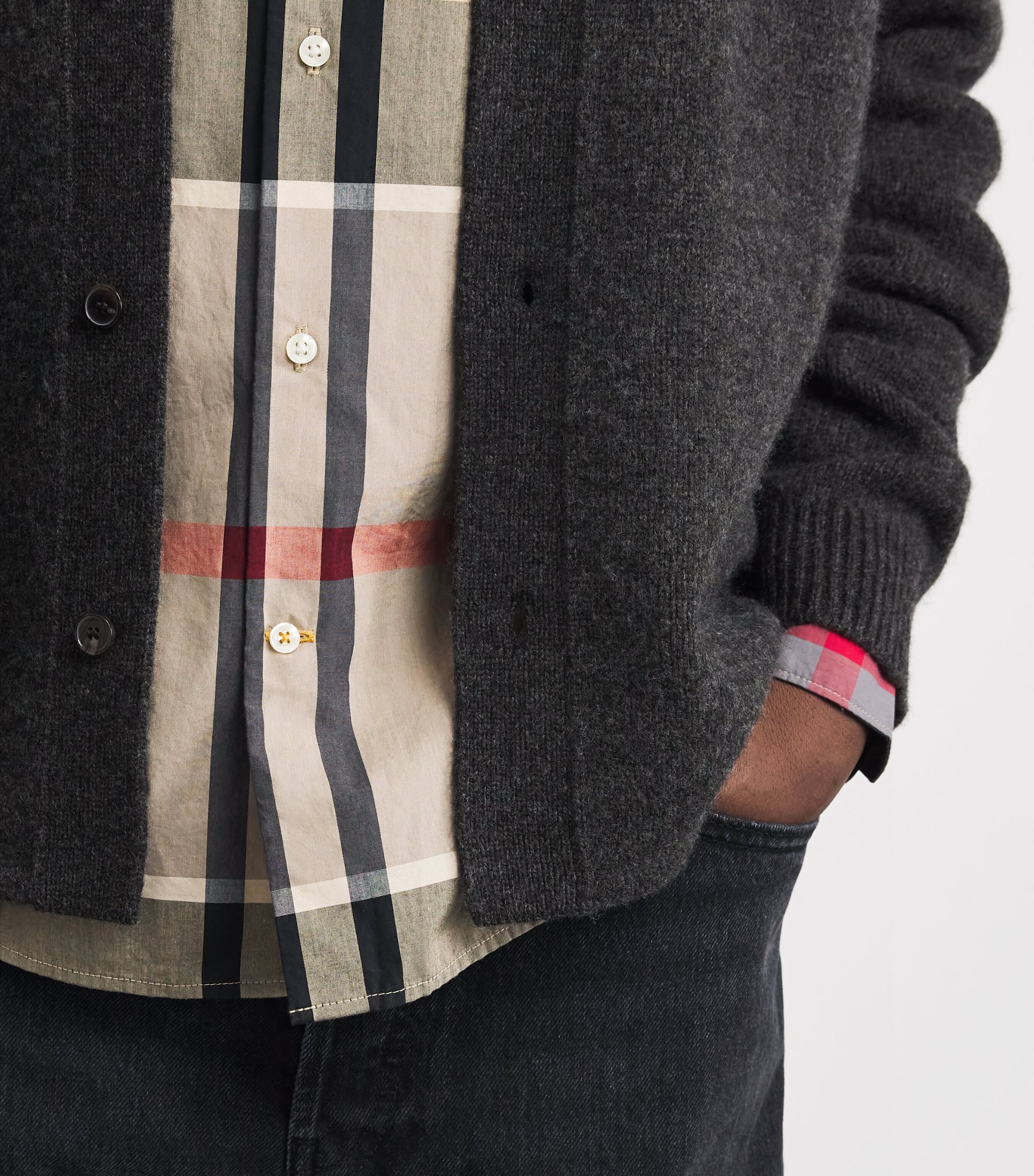 Cotton Harris Tailored Shirt DRESS TARTANTN31 Image 6