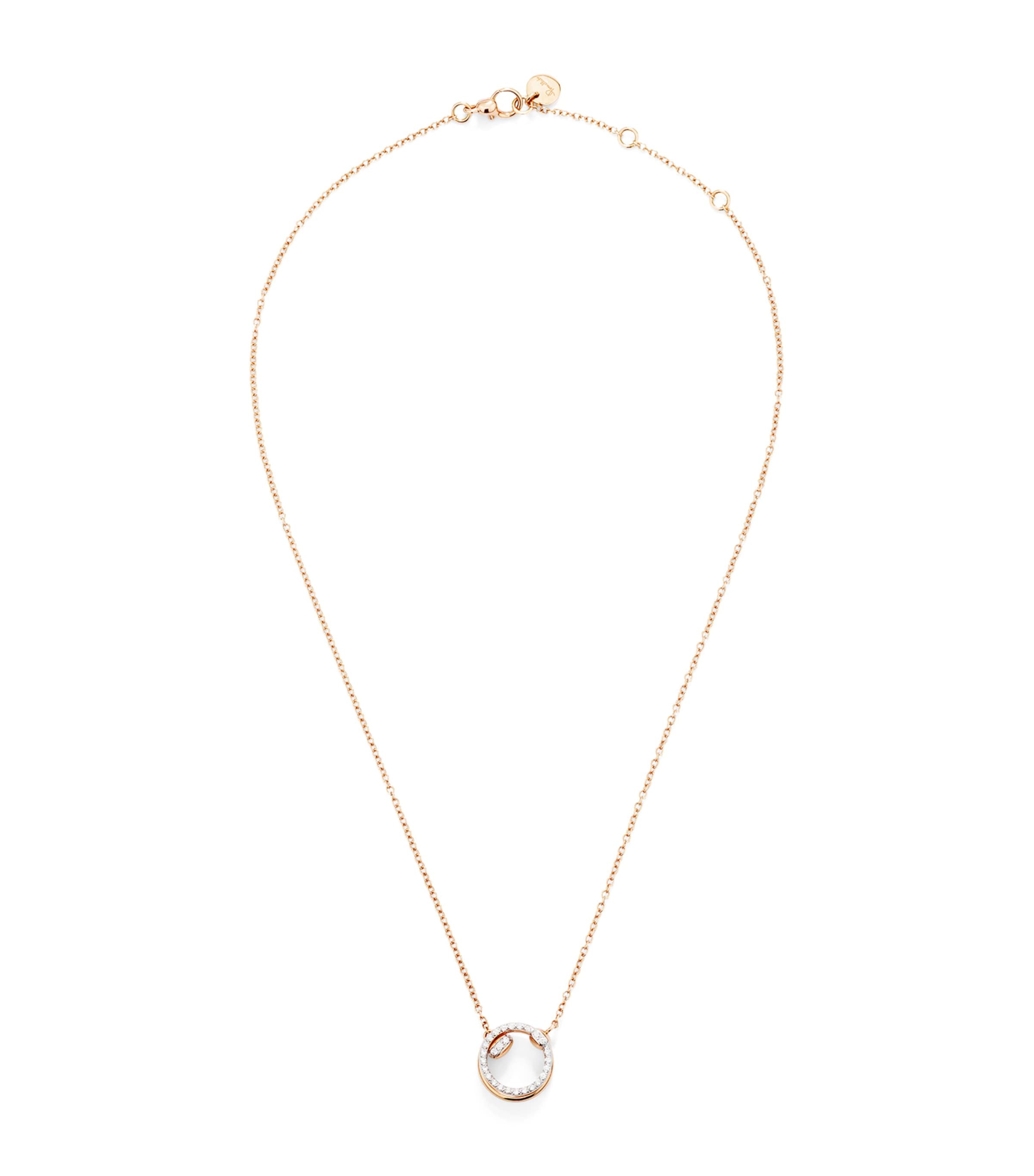 Pomellato Together 18kt Rose Gold Pendant Necklace With Diamonds In Rose Gold