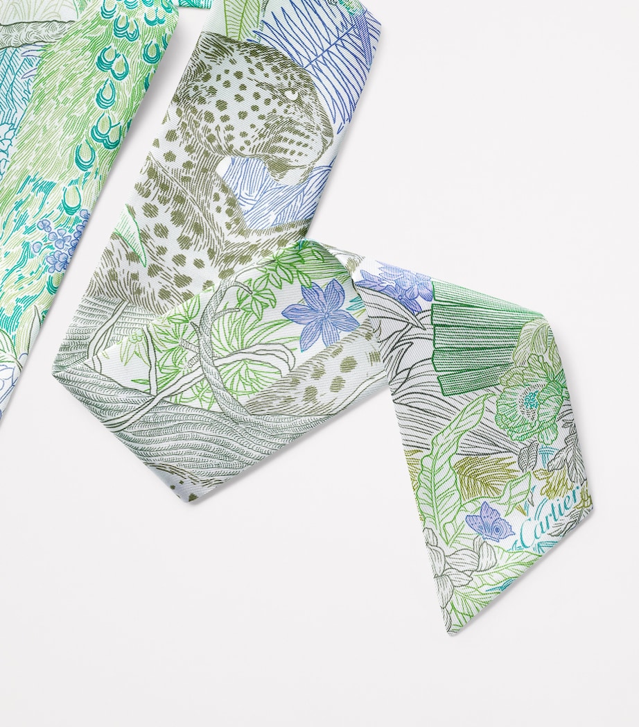 Silk Panthère Greenhouse Twilly SAGE GREEN Image 2