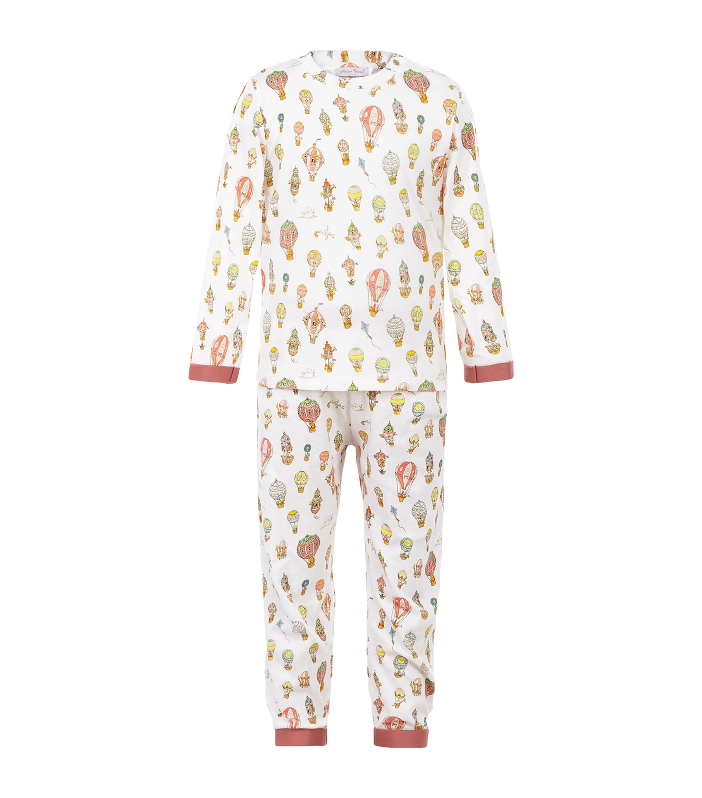 Atelier Choux Hot Air Balloon Top And Leggings Set In Pink