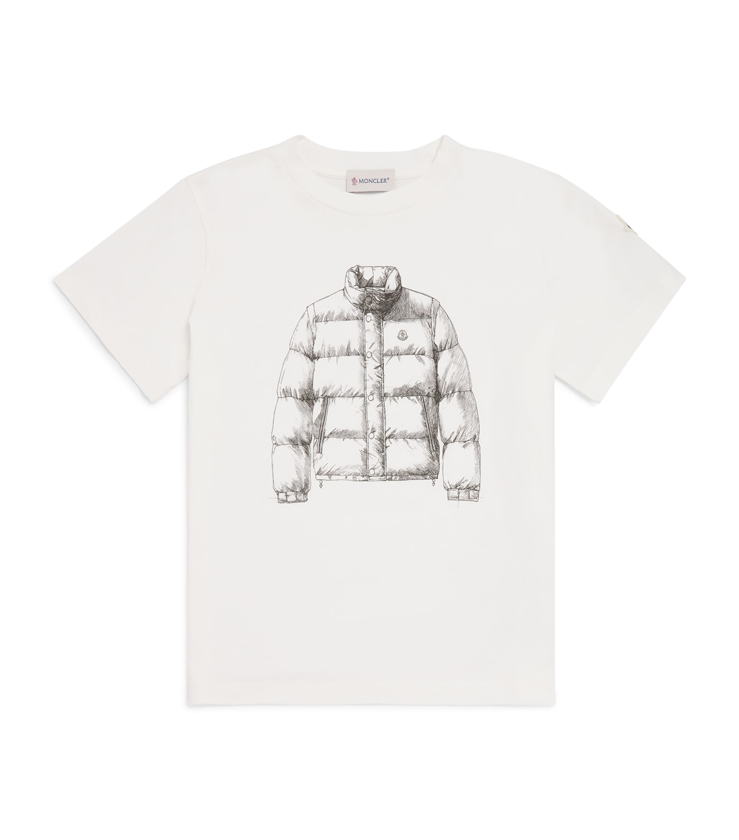 Moncler Enfant Cotton Printed T-Shirt (8-10 Years) Image 1