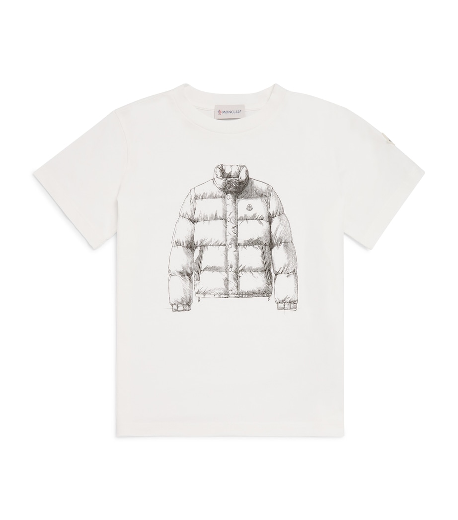 Moncler Enfant Cotton Printed T-Shirt (8-10 Years) Image 1