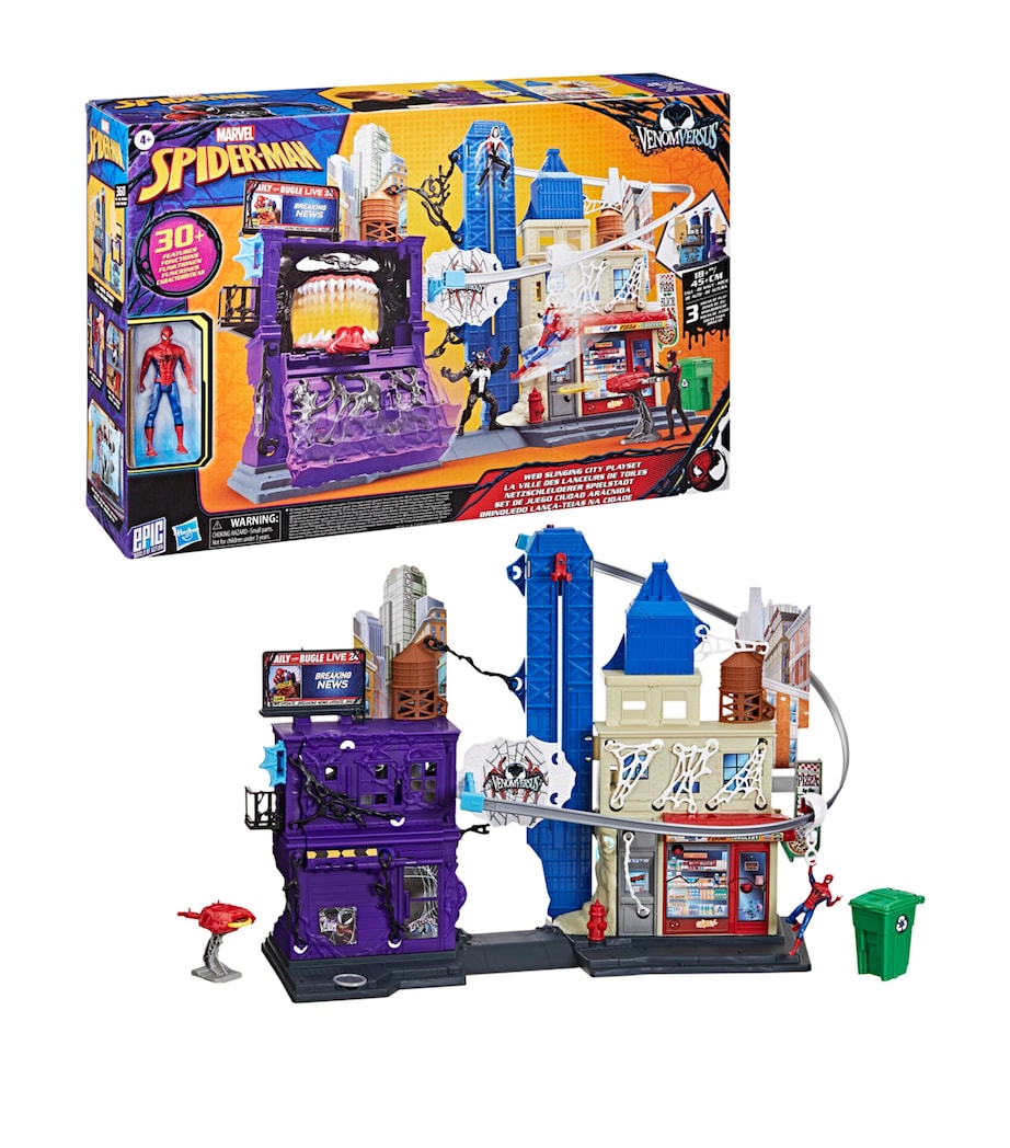 Spider-Man Web Slinging City Playset MULTI Image 2