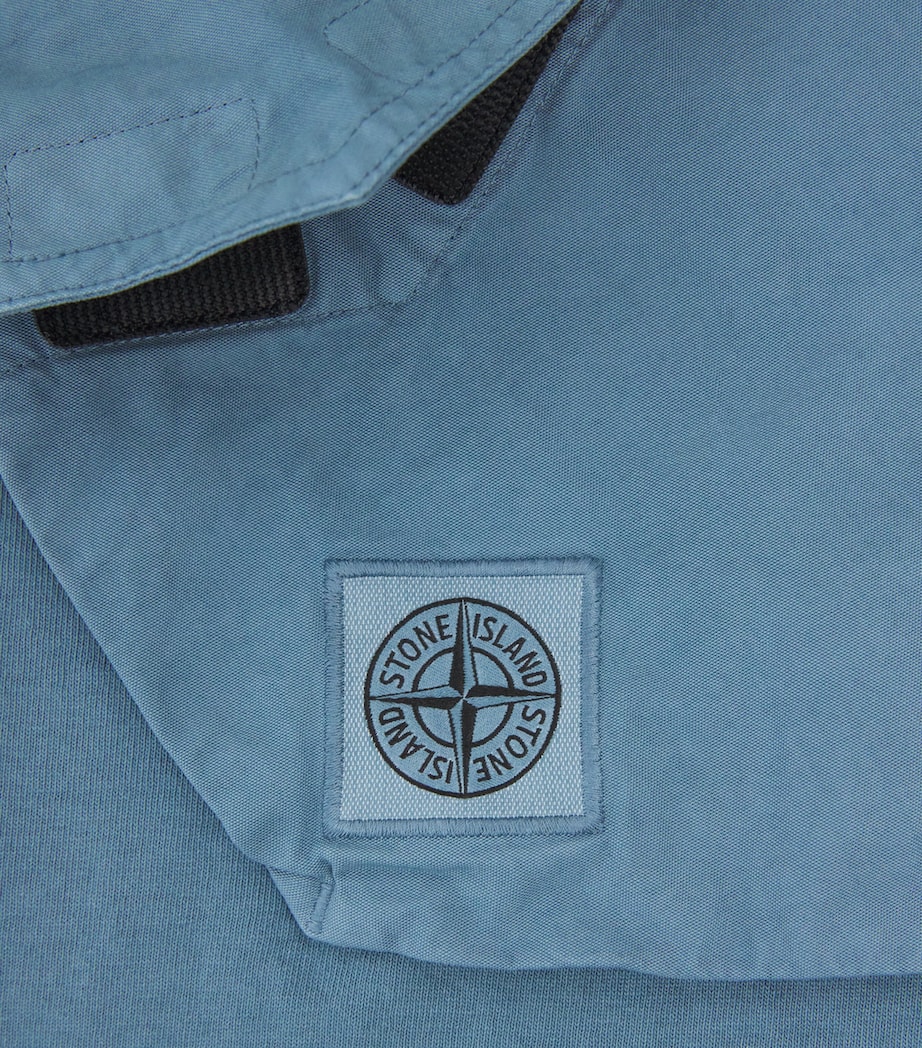 Stone Island Mens Cotton Compass Pocket T-Shirt Image 6