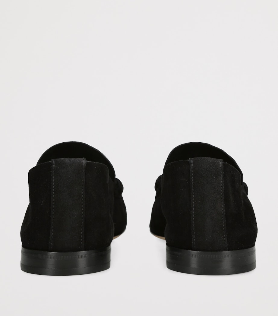 Soft Suede Loafers BLACK Image 2