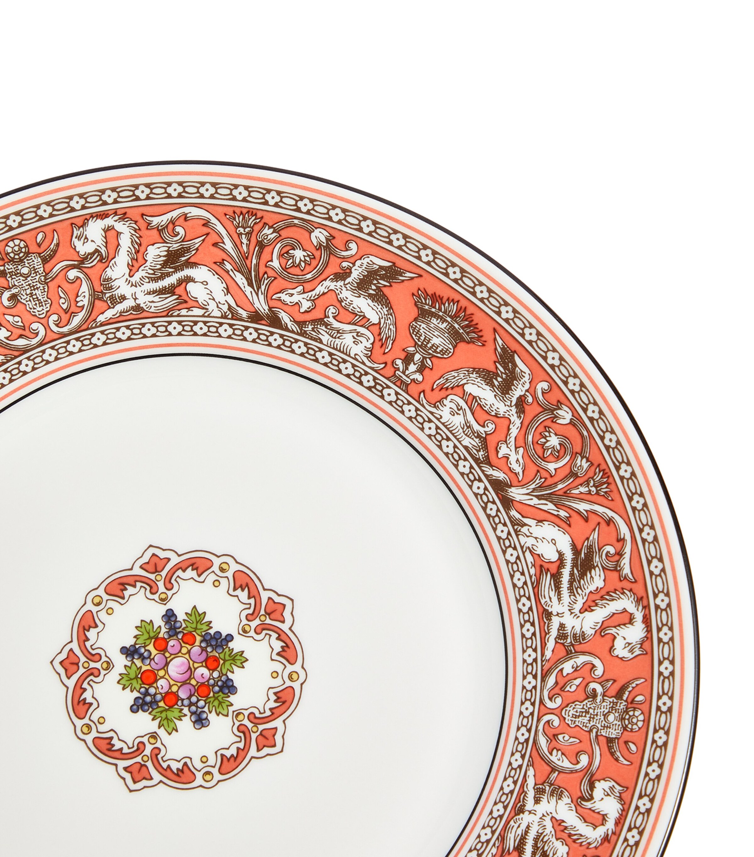 Wedgwood Florentine Salmon Plate (20.5cm) Orange Image 3