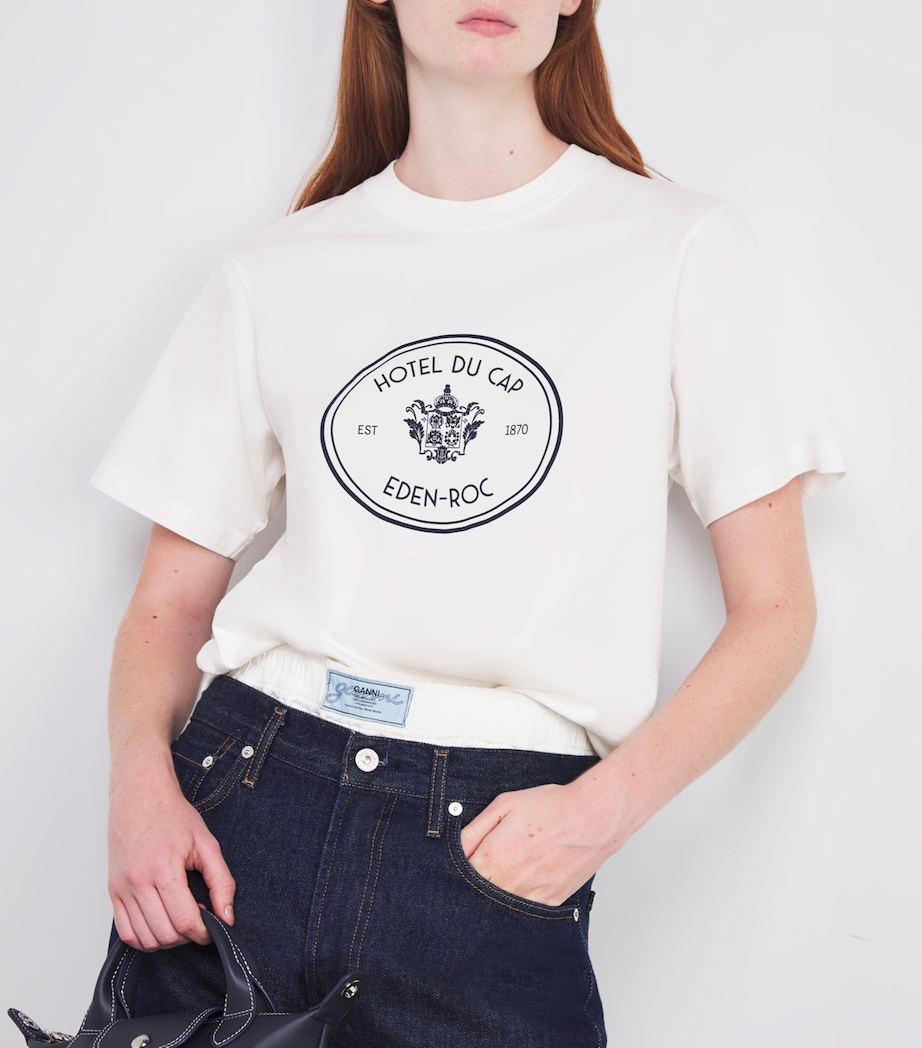 x Hotel du Cap-Eden-Roc Cotton T-Shirt WHITE Image 6