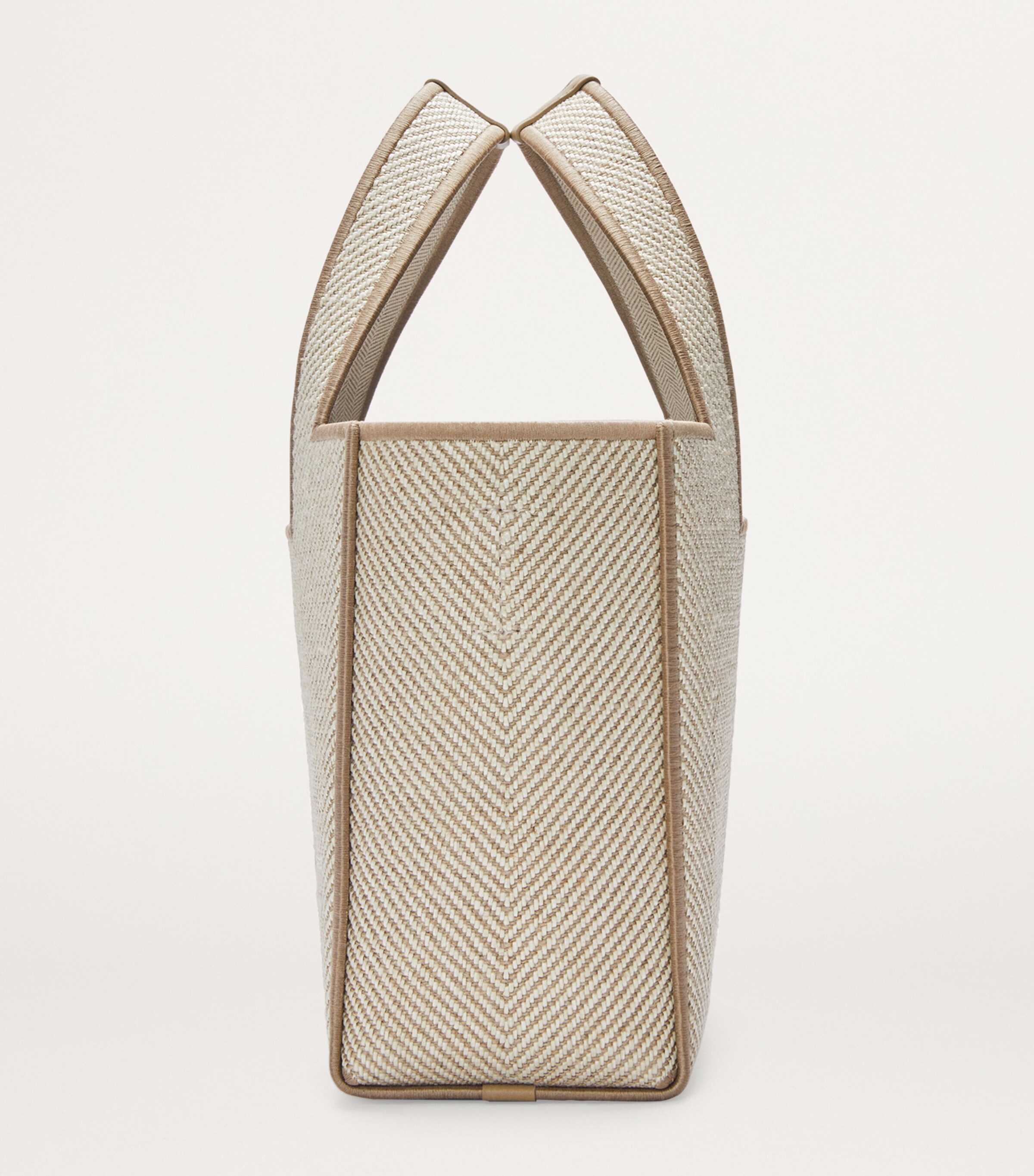 Small Canvas Font Tote Bag ECRU Image 2