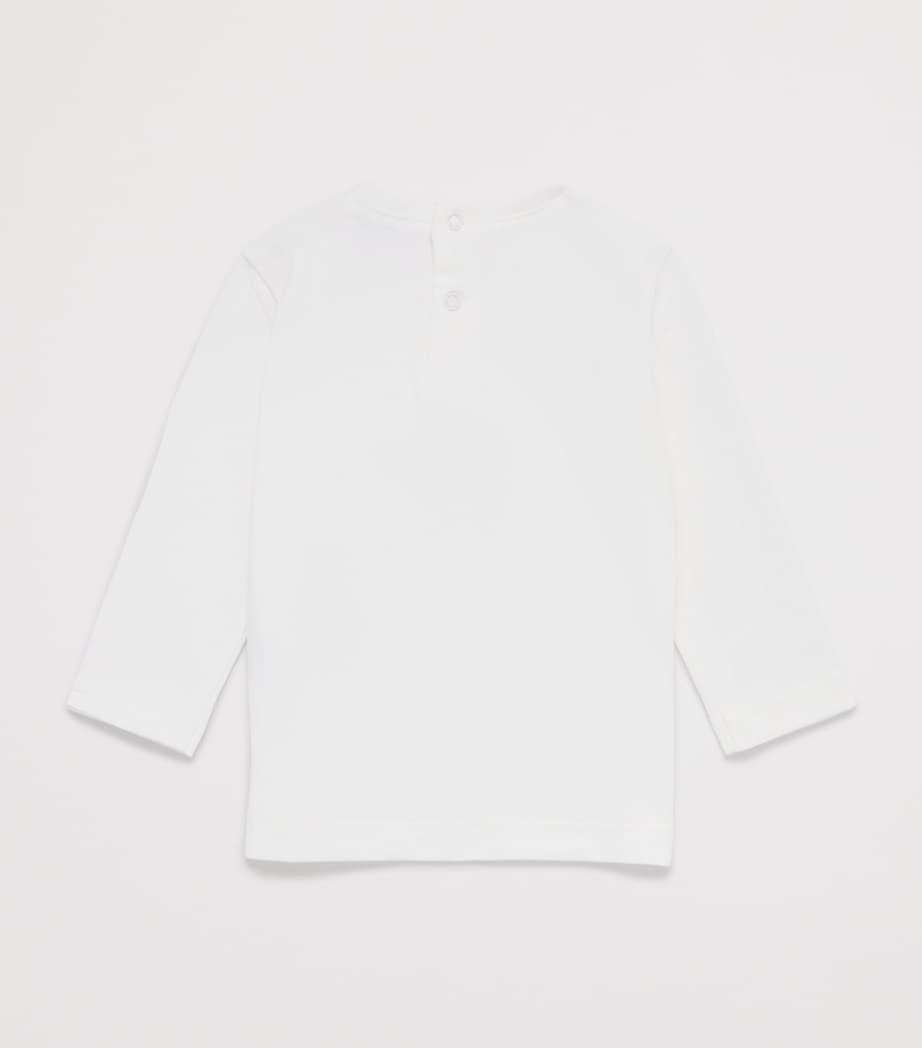 Cotton Bear Long-Sleeve T-Shirt (6-36 Months) 100MILK Image 2