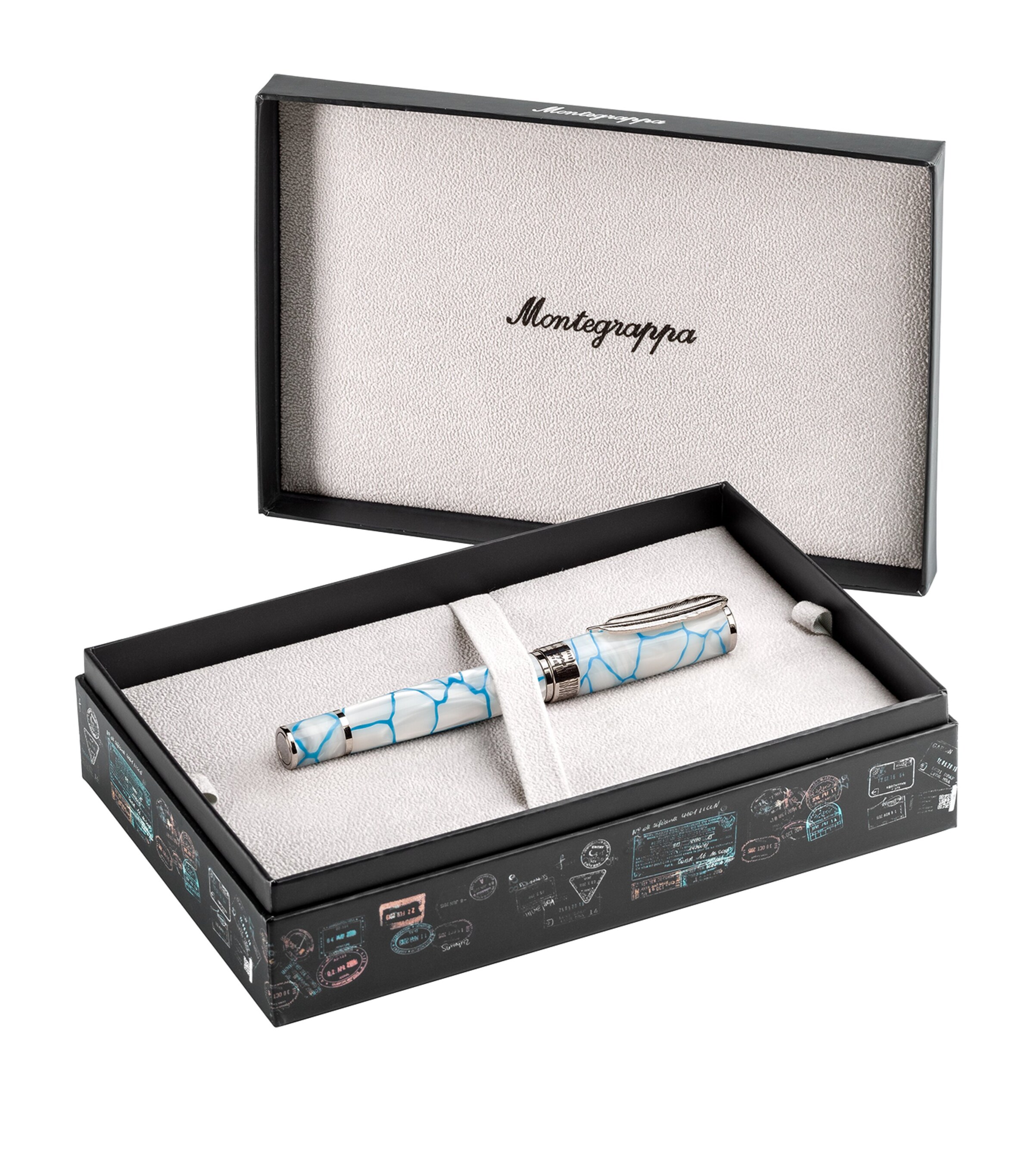 Montegrappa Wild Arctic Ice Fountain Pen White Image 6