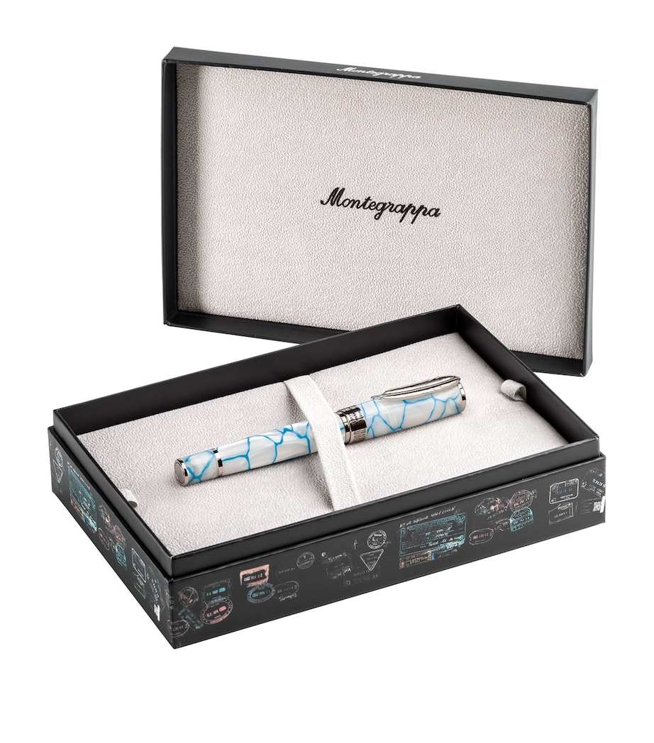 Montegrappa Wild Arctic Ice Fountain Pen White Image 6