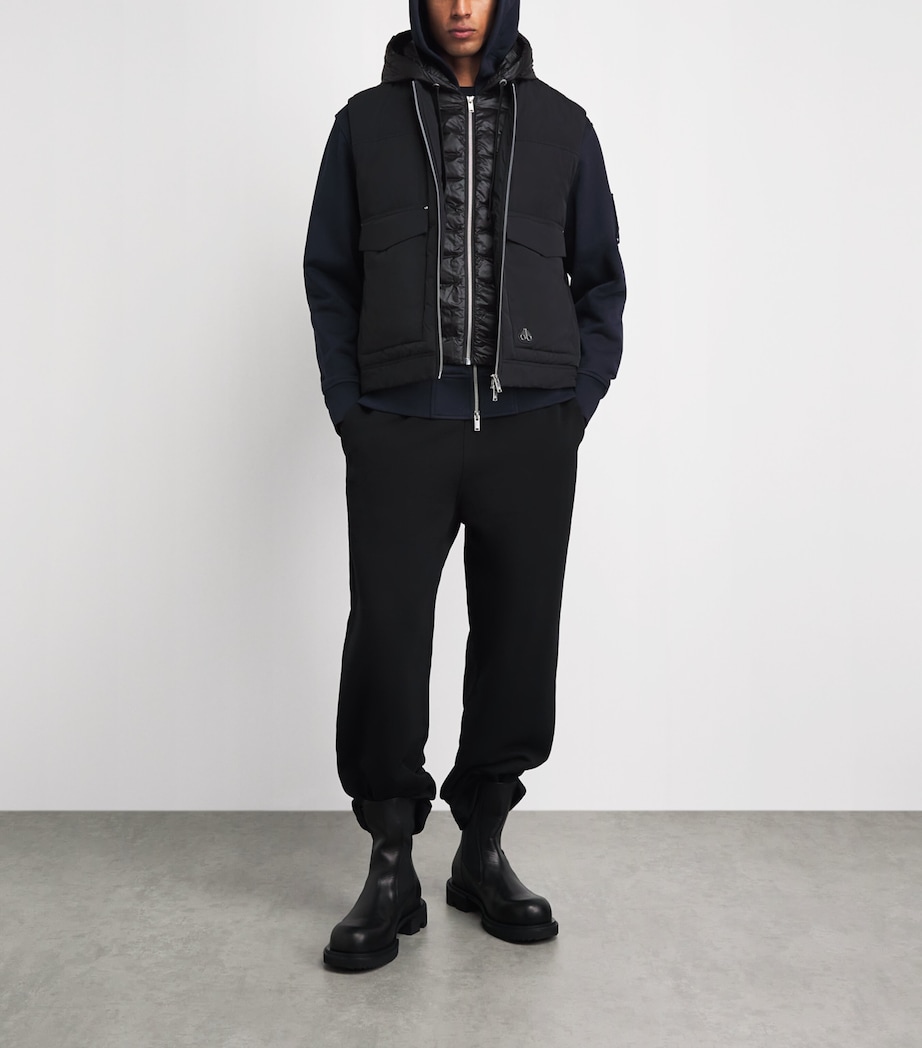 Moose Knuckles Mens Down-Filled Brixton Gilet Black Image 2