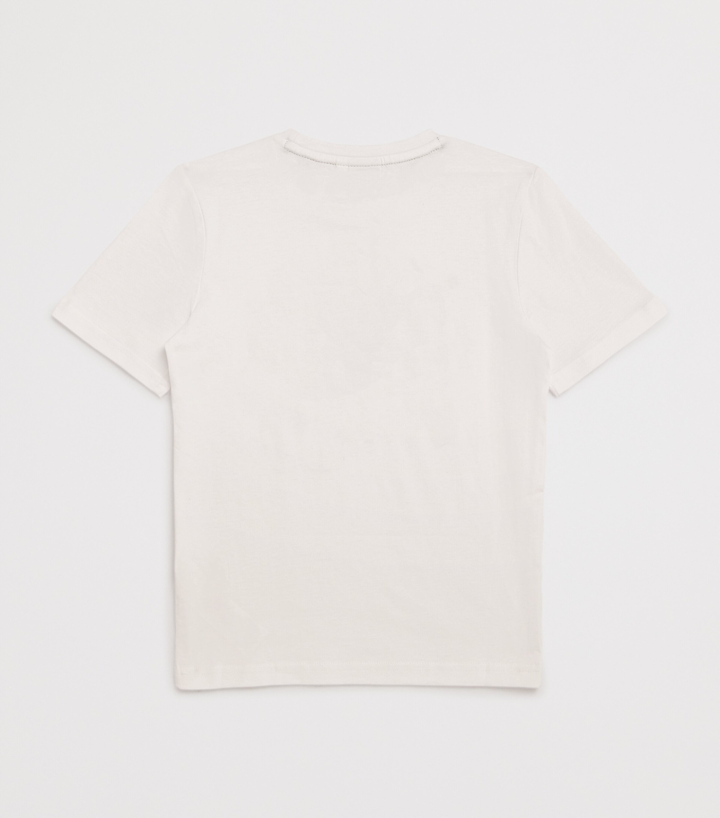 Cotton Logo T-Shirt (6-16 Years) 10P WHITE Image 2