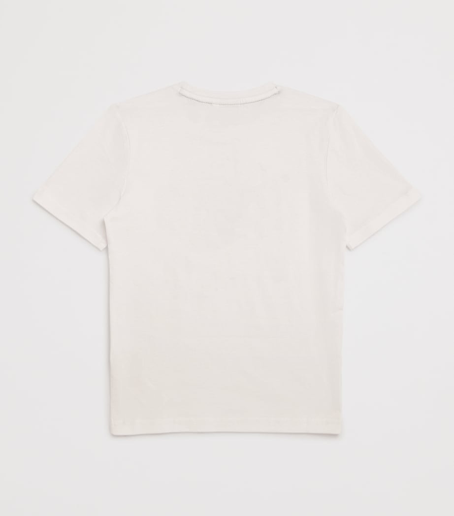 Cotton Logo T-Shirt (6-16 Years) 10P WHITE Image 2