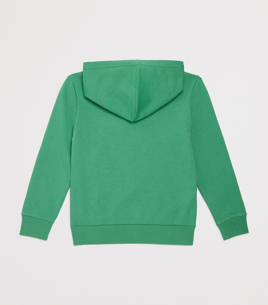 Cotton-Blend Logo Hoodie (6-14 Years) RAFT GREEN Image 2