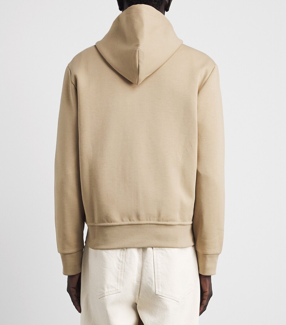 Polo Ralph Lauren Mens Cotton-Blend Logo Zip-Up Hoodie Vintage Image 5