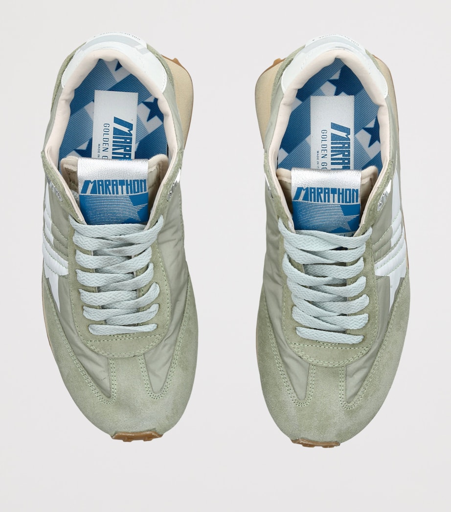 Golden Goose Marathon Sneakers Pale Green Image 3