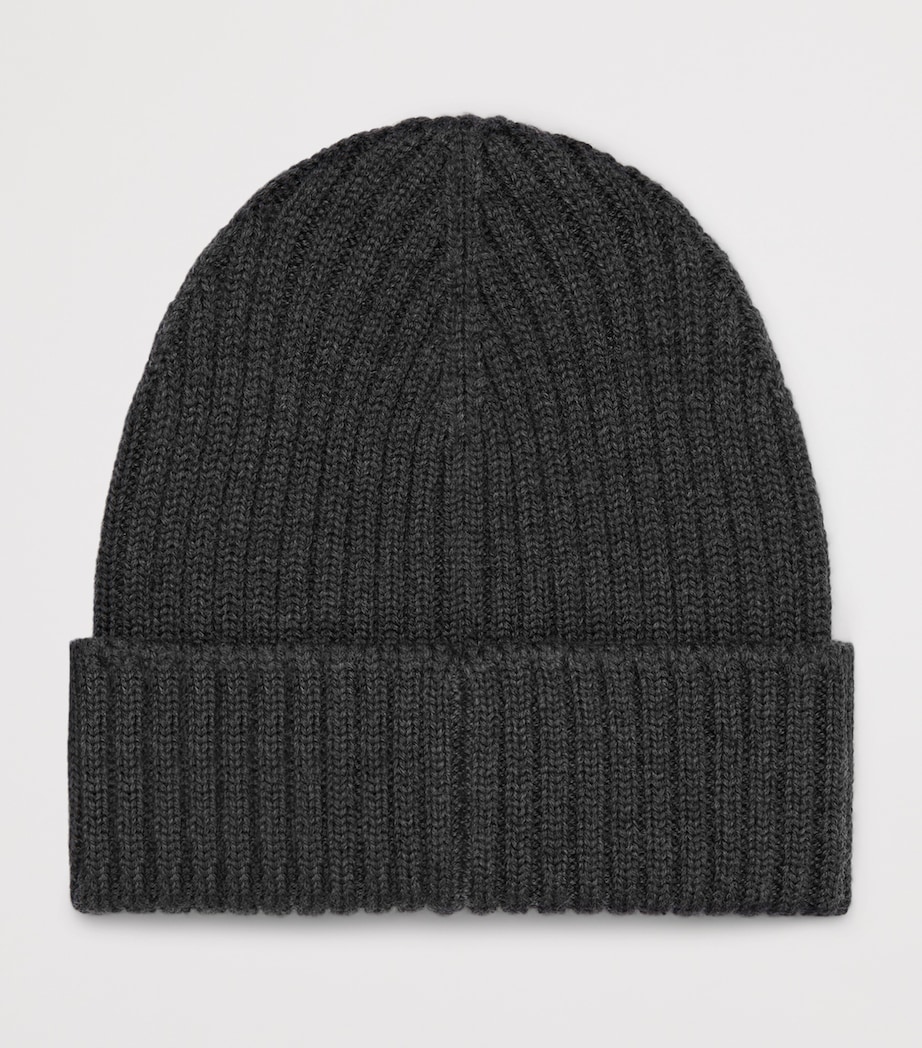 Wool Logo Beanie GREY MIX Image 2