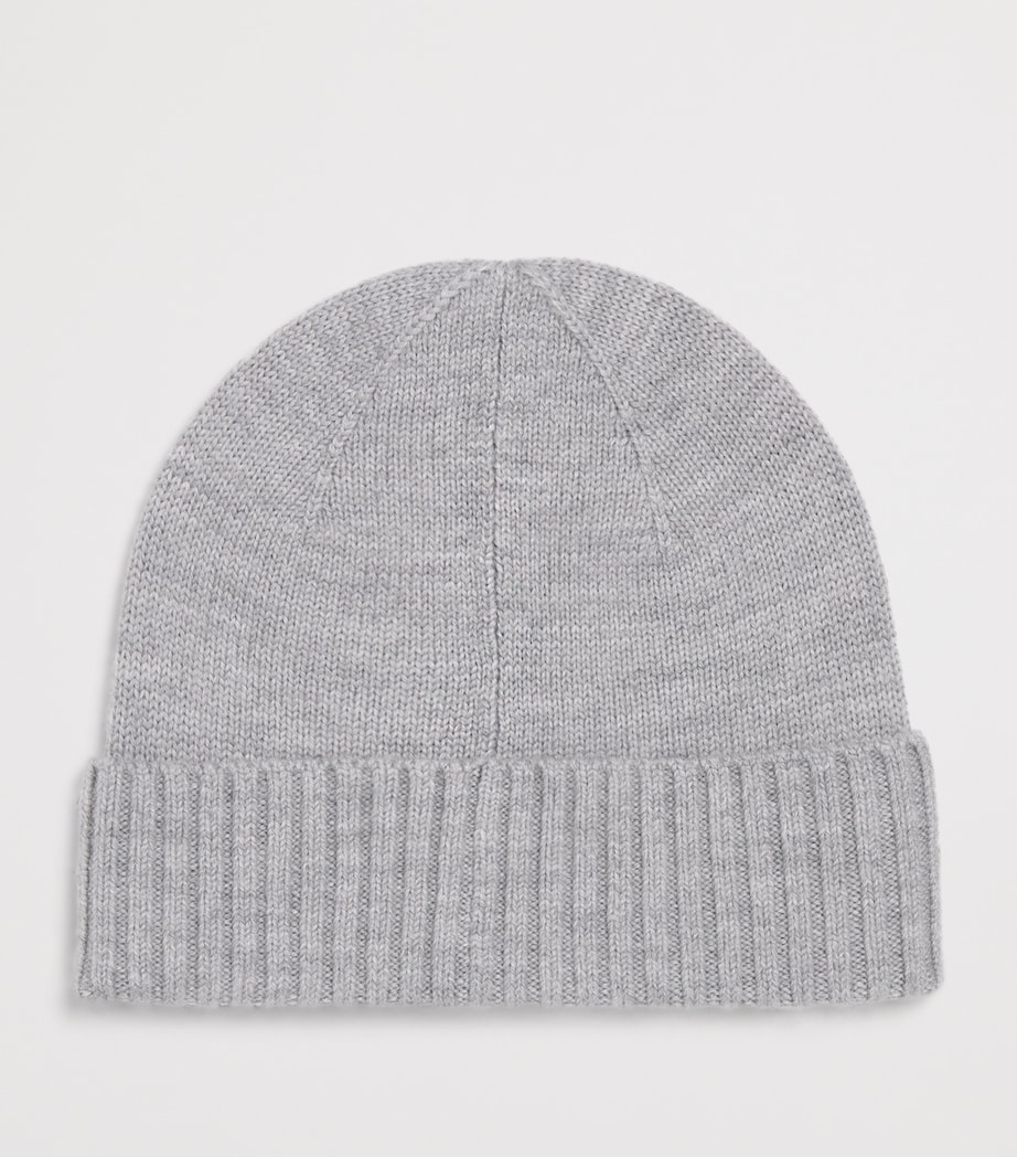 Wool Polo Pony Beanie GREY HTR Image 2
