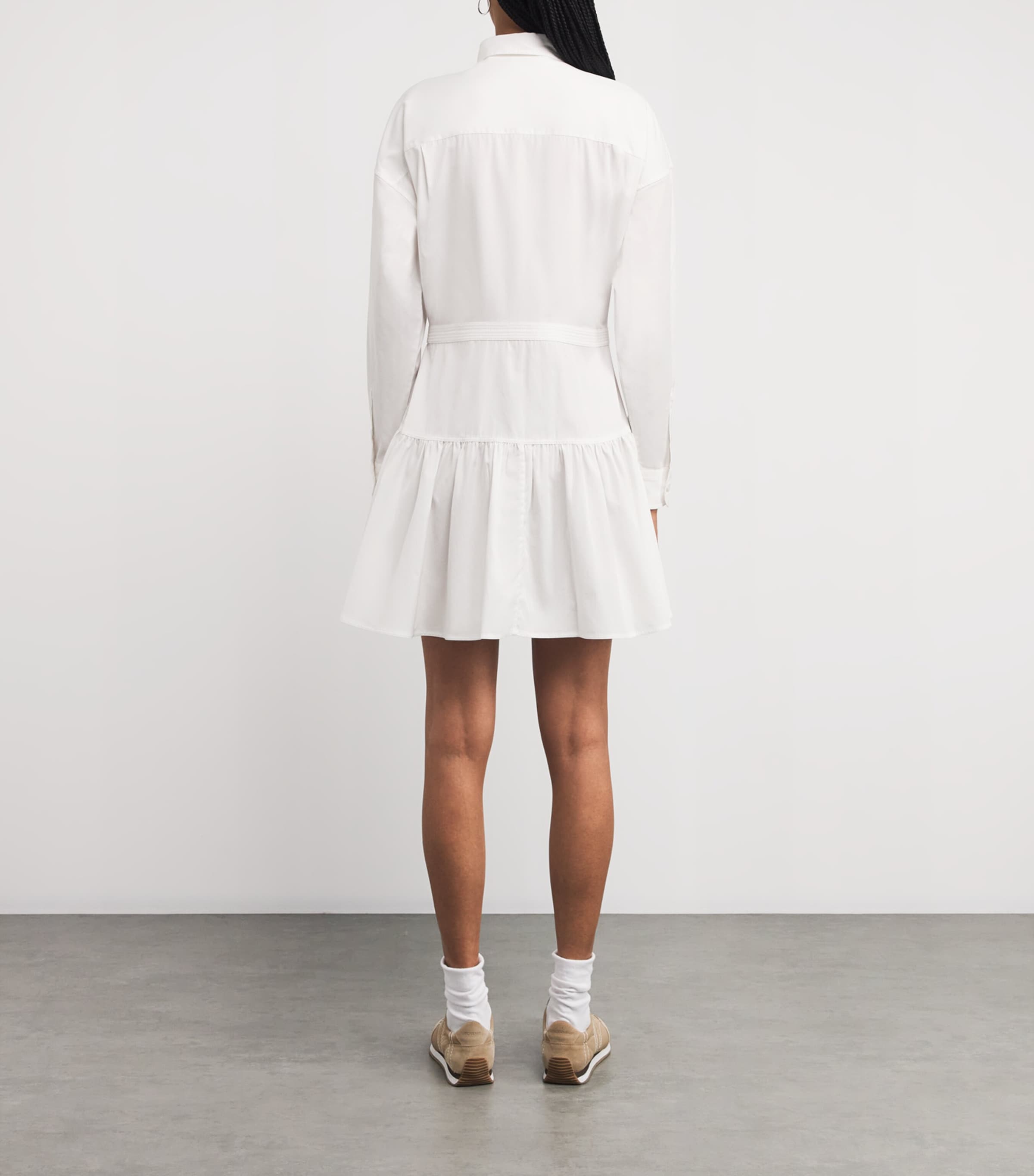 SALE国内即発【POLO Ralph Lauren】Pony刺繍入★綿 A Line Dress Polo Pony Cotton Oxford Dress