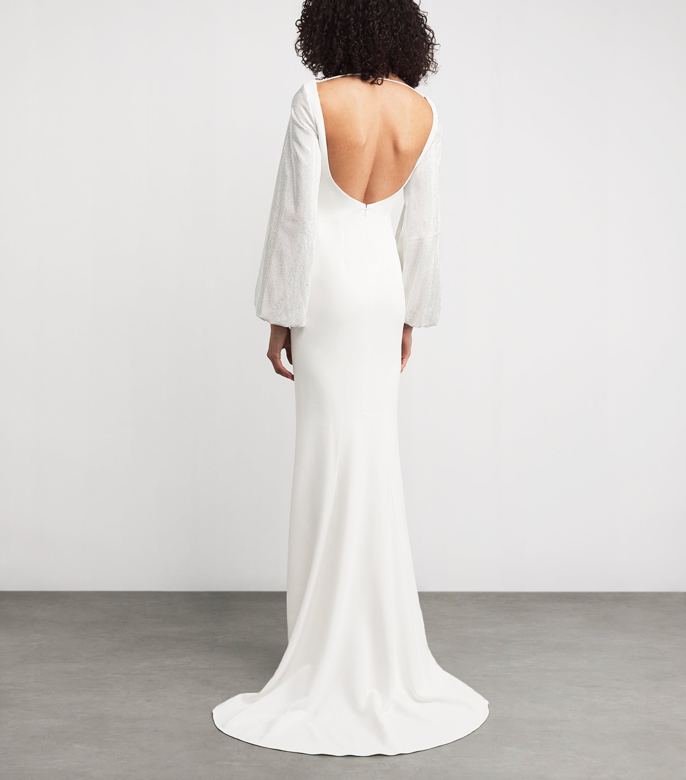 Forever Stella Hotfix Maxi Dress 9001 WHITE Image 3