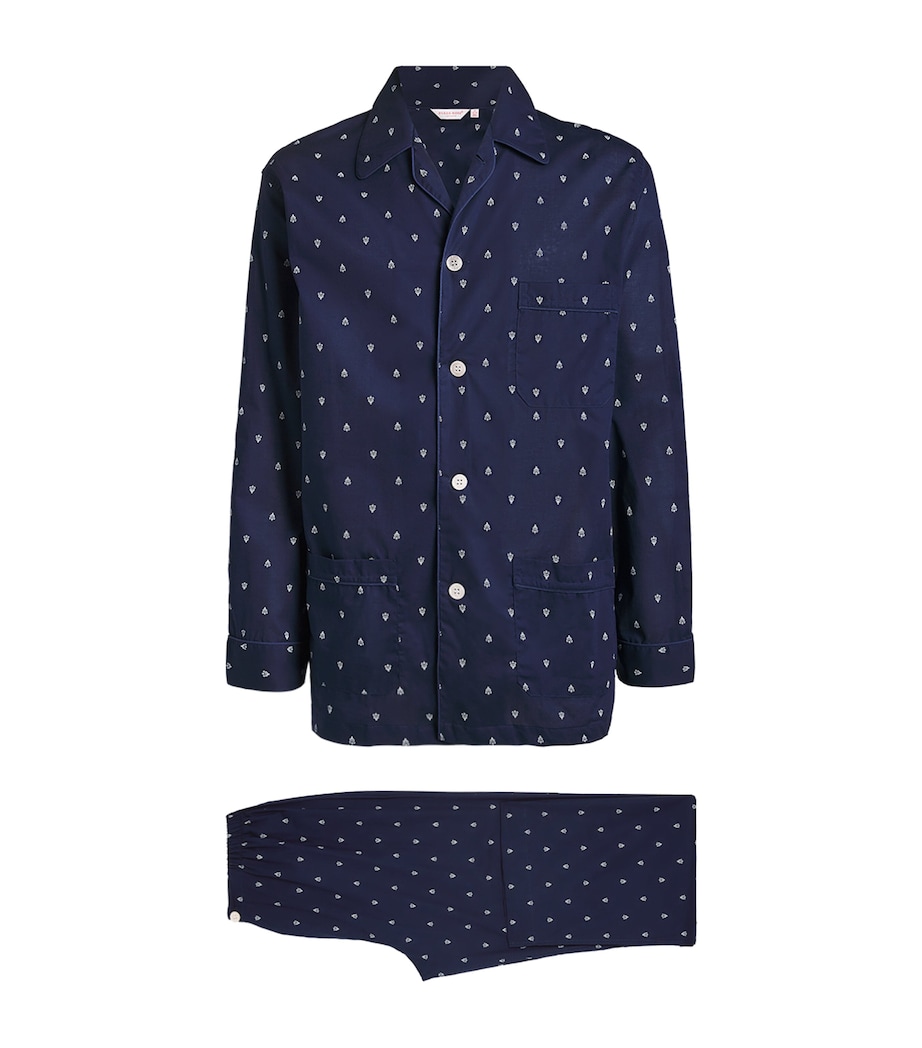 Cotton Nelson Pyjama Set NAVY Image 1