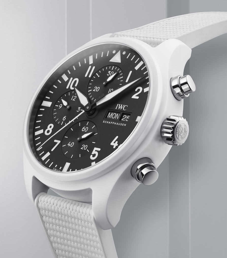 Ceramic Pilot’s Chronograph TOP GUN Lake Tahoe Watch 44.5mm BLACK Image 5