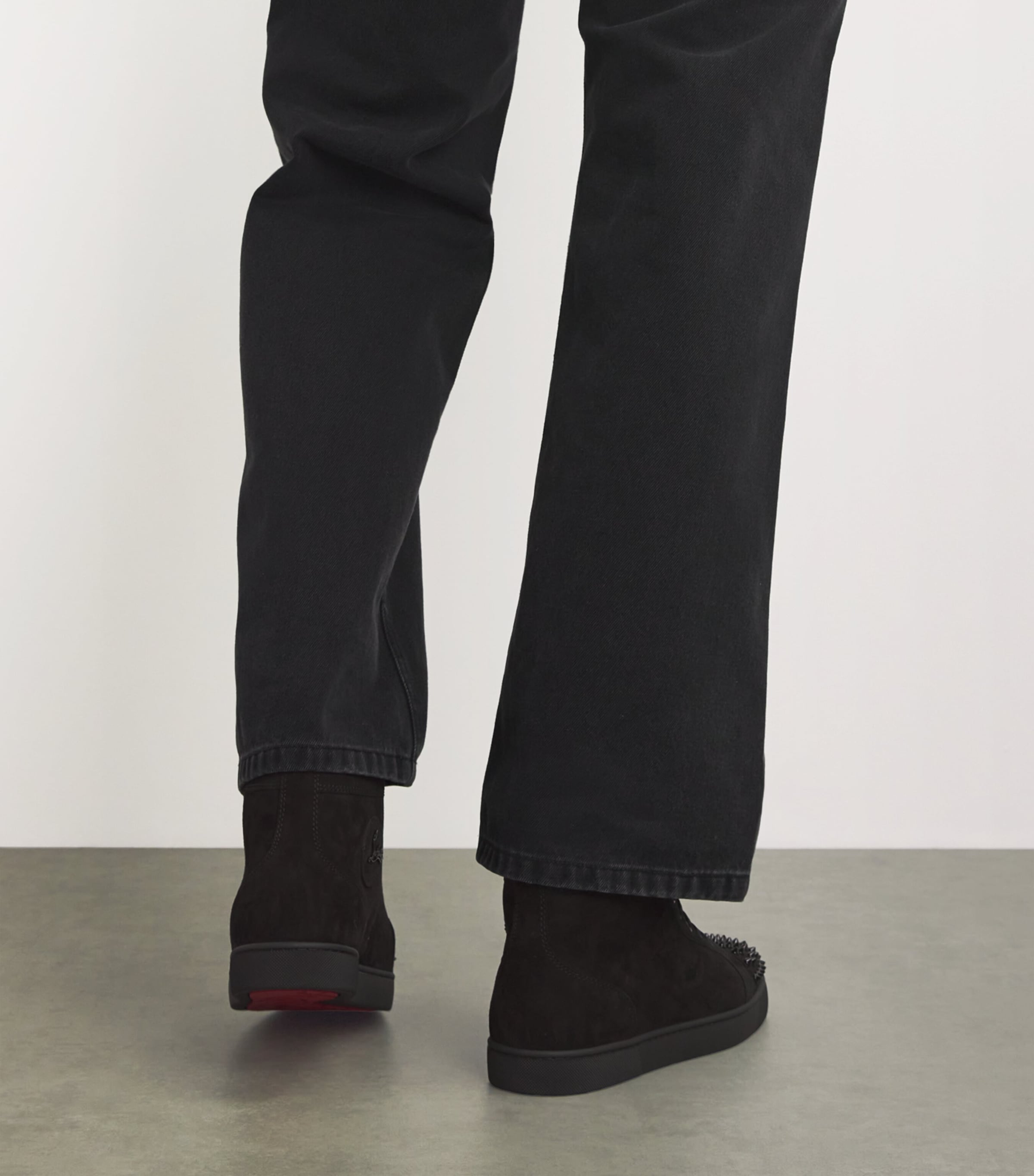 Lou Spikes Suede Sneakers B049 Image 2