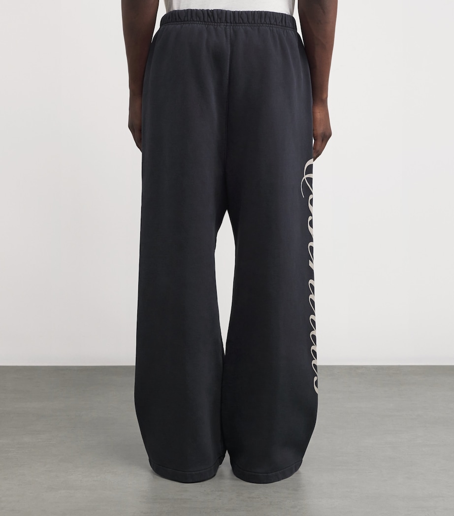 Cotton Fleece Sweatpants VINTAGE BLACK Image 4