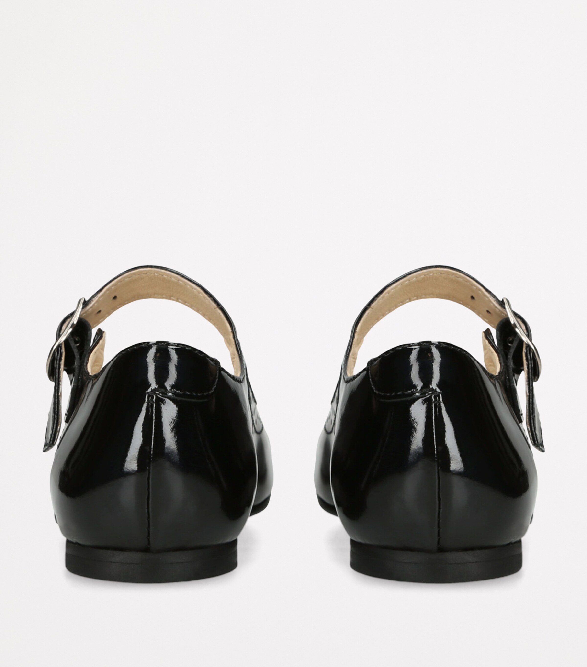 papouelli Patent Leather Millie Flats Black Image 2