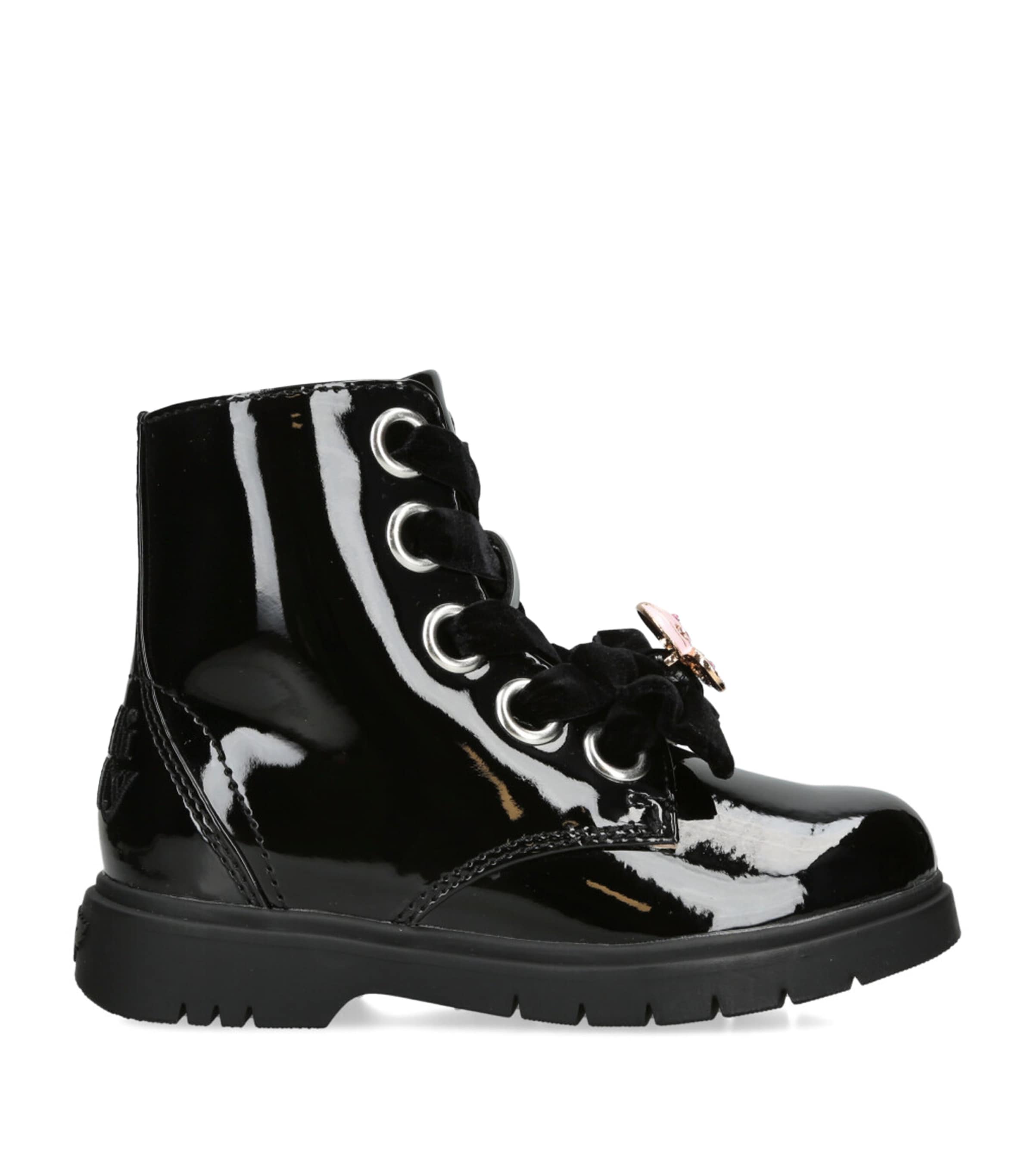 Lelli Kelly Kids' Fior Di Fiocco Boots In Black