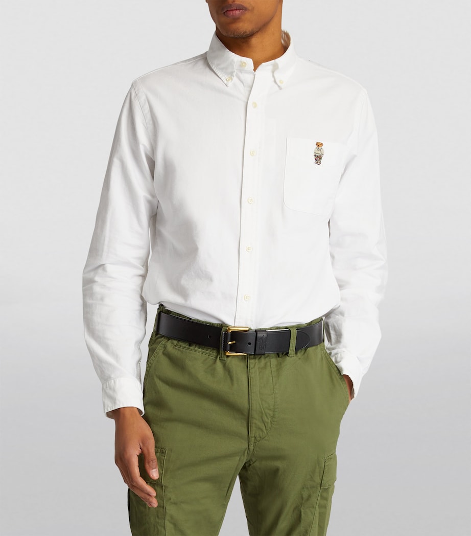 Leather Polo Pony Belt BLACK Image 5