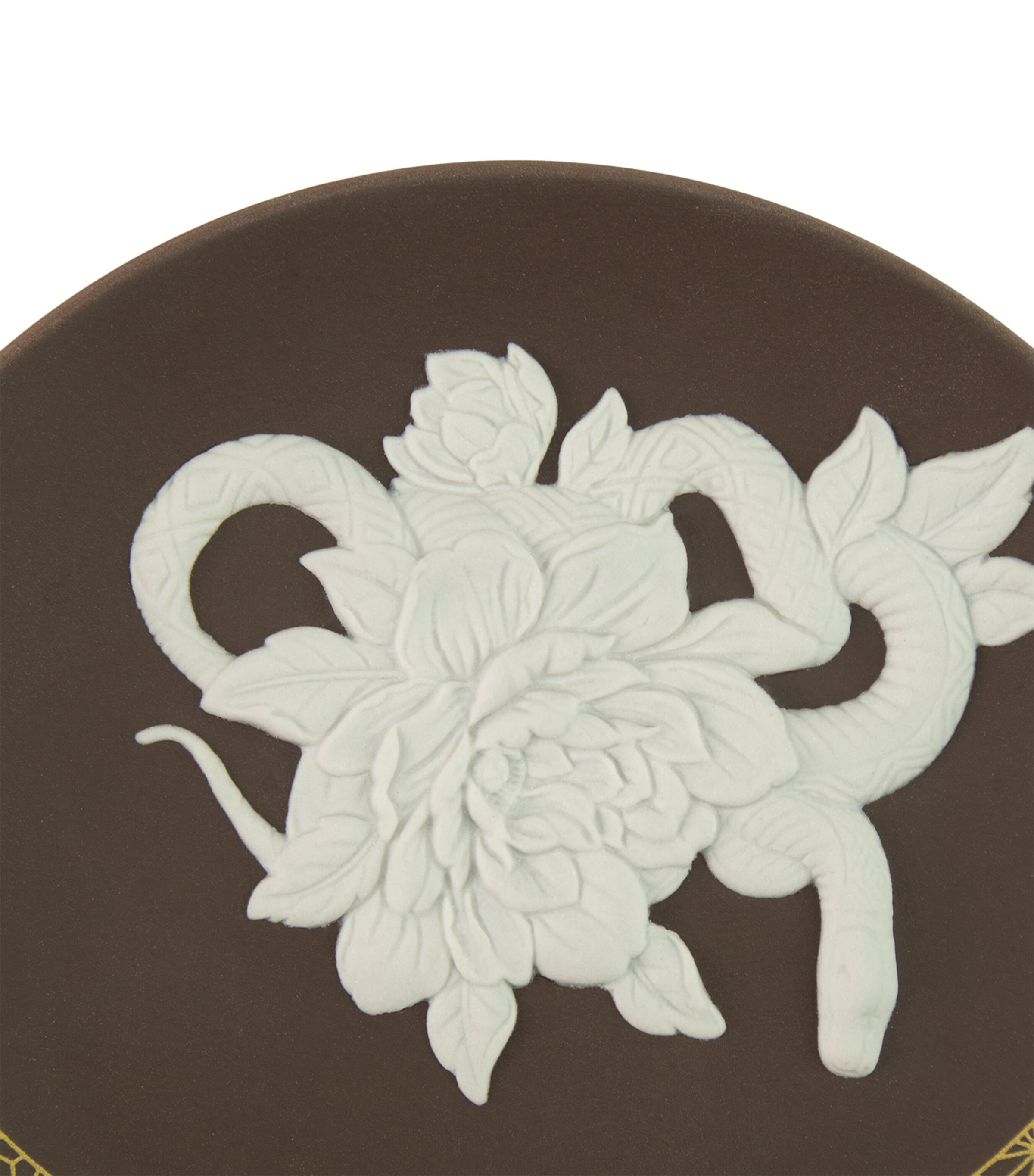 Snake Decorative Plate (12.5cm) BROWN Image 3