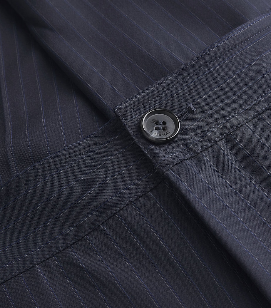 Pinstripe Kane Tailored Trousers MIDNIGHT STRIPE Image 5