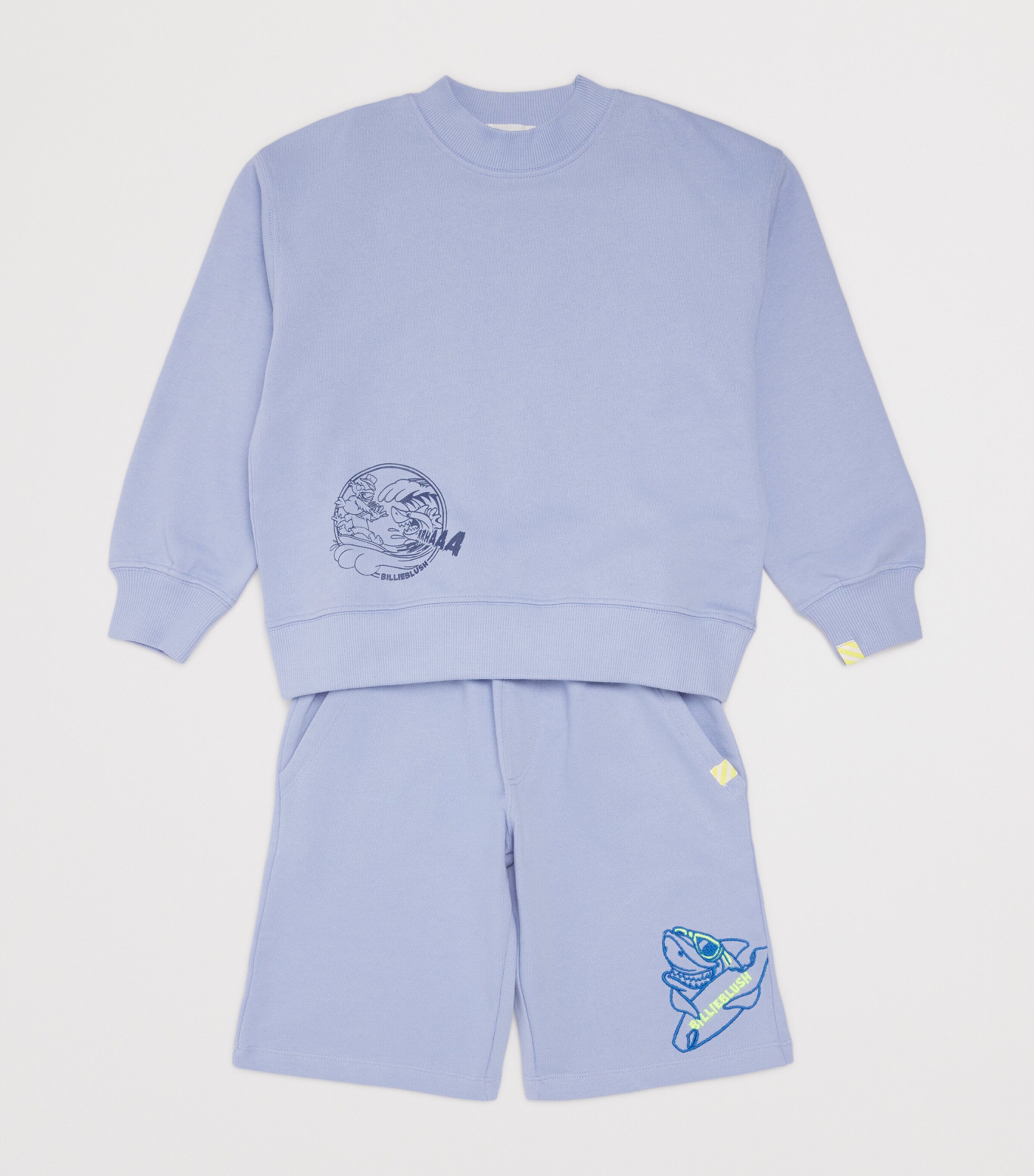 Billieblush Cotton Have A Break Sweatshirt (4-10 Years) Blue Image 3