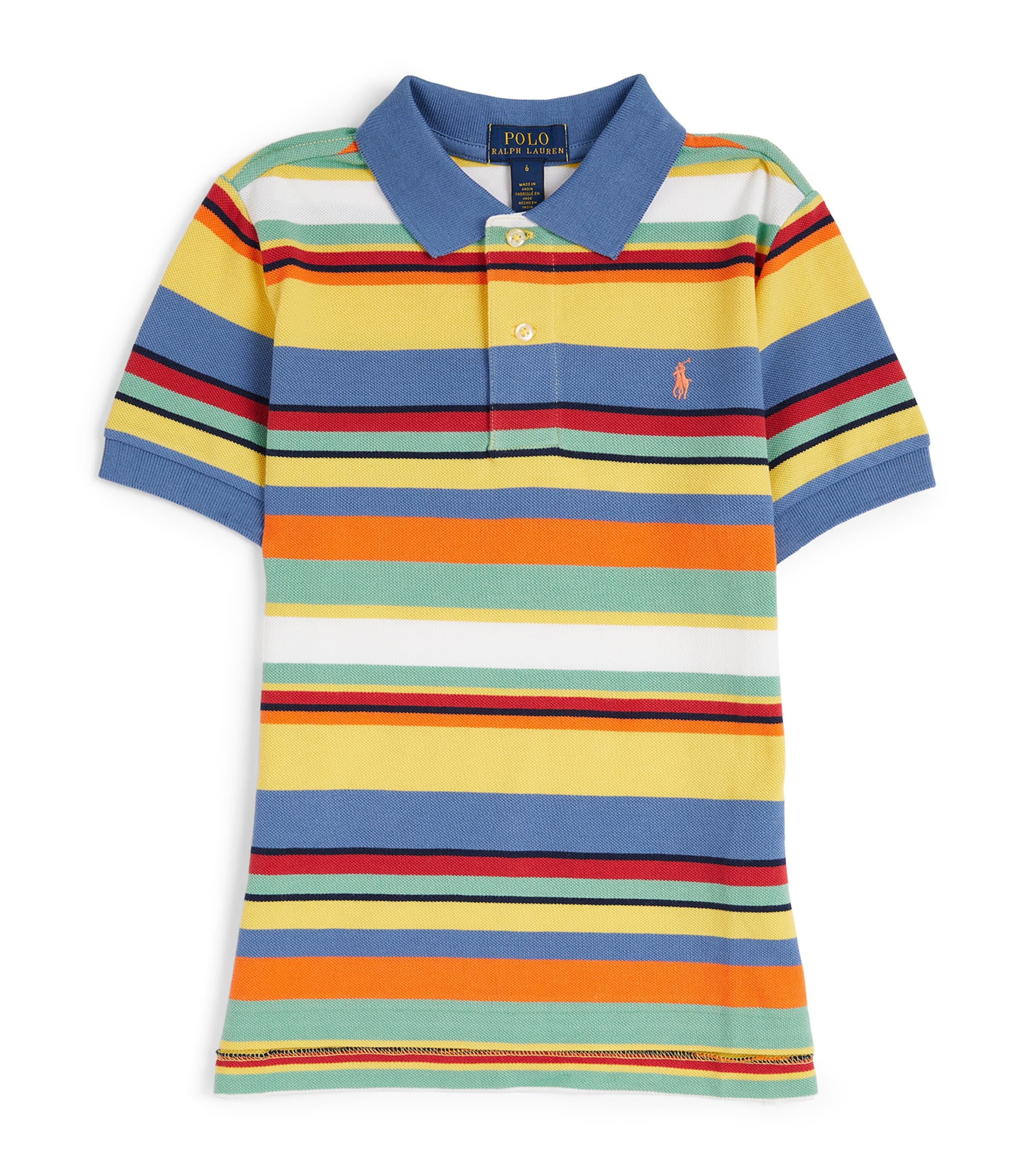 Shop Ralph Lauren Striped Pony Polo Shirt