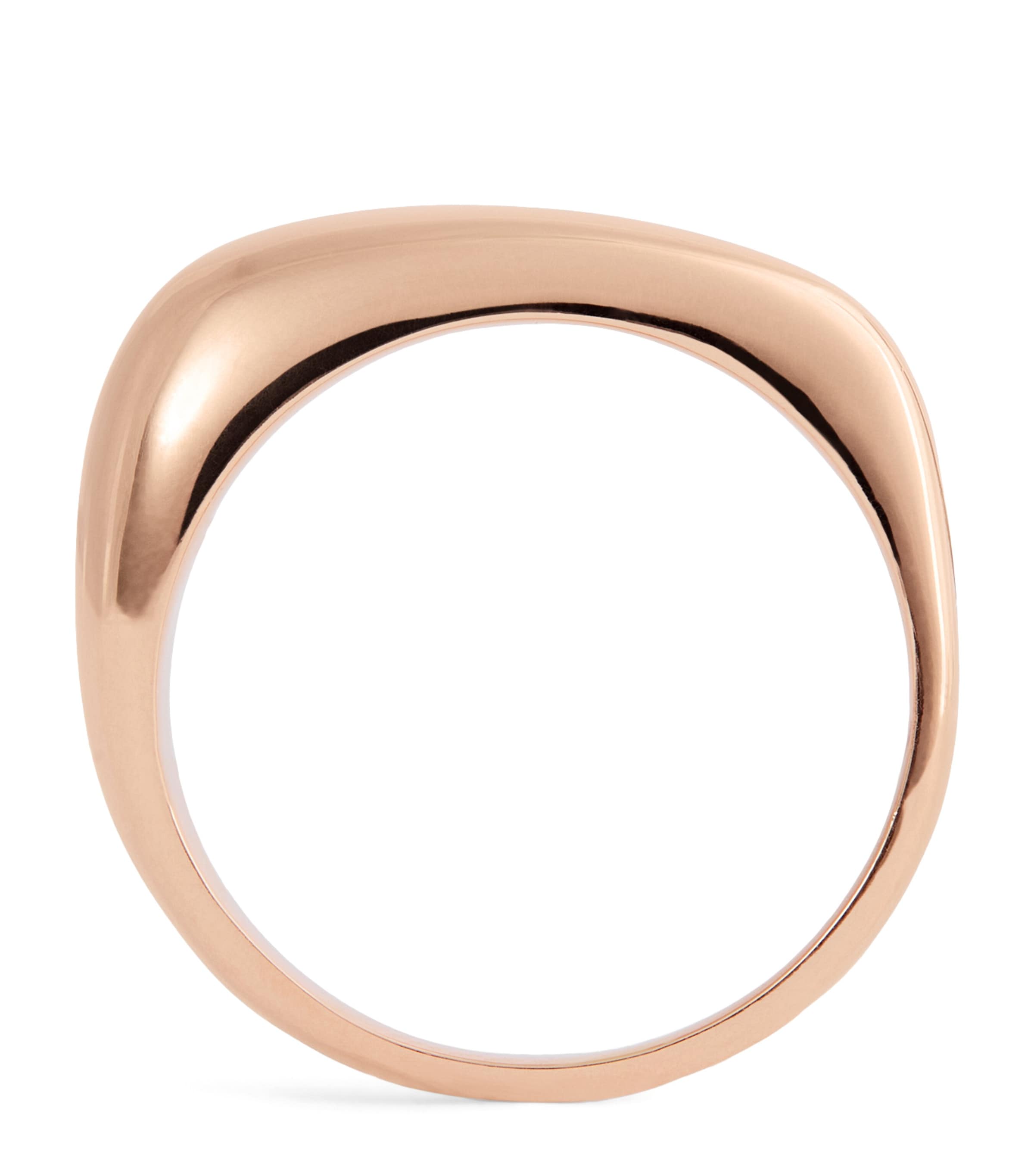 Jacquie Aiche Rose Gold Peak Dome Ring