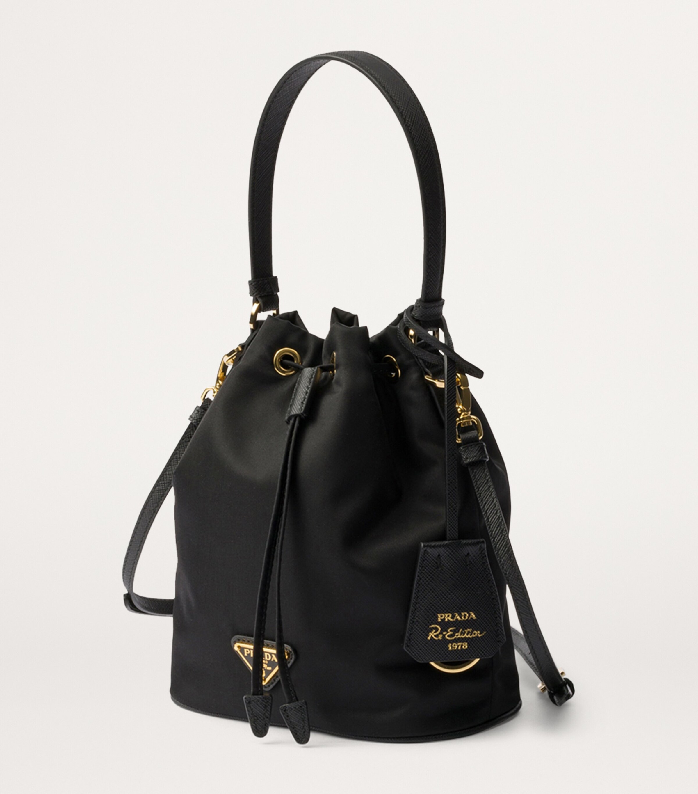 Prada mini bucket bag online