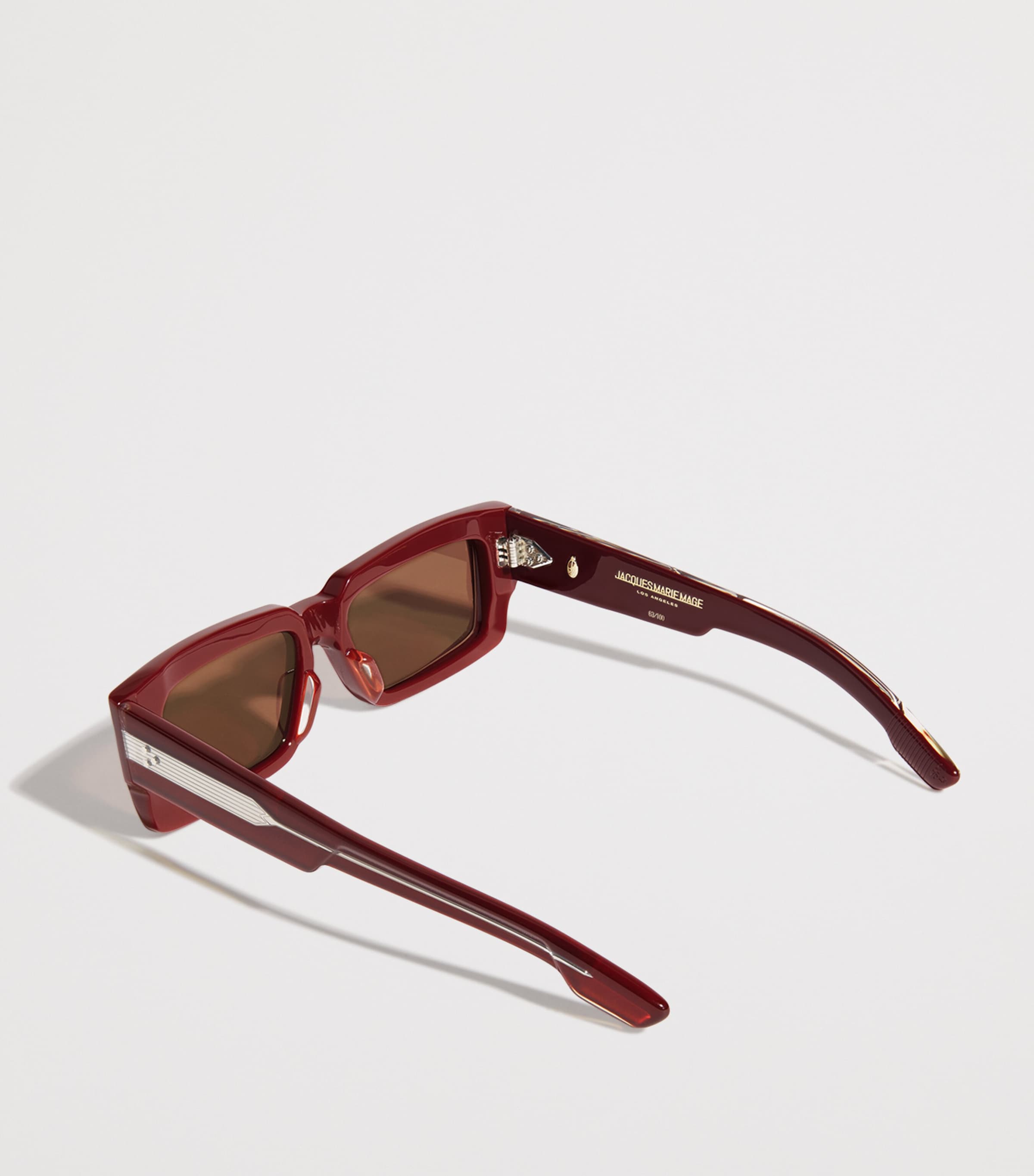 Jacques Marie Mage Acetate Quant Sunglasses Bordeaux Empire Image 5